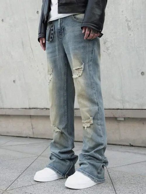 Japanese Brand Fukada x Asada Stacked denim jeans DRIP Size US 32 / EU 48 - 2 Thumbnail