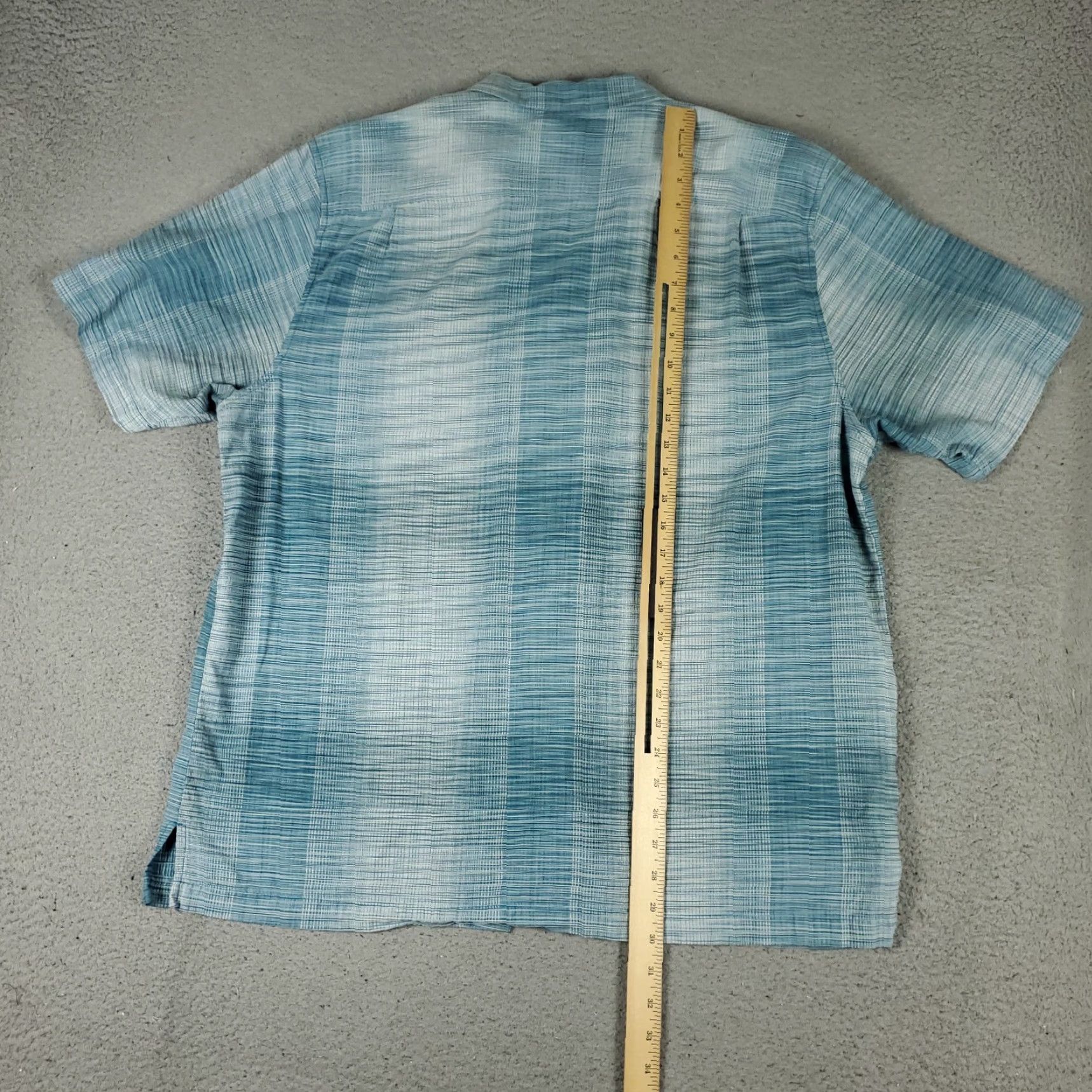 Tommy Bahama Tommy Bahama Shirt Mens 2XL Blue Plaid Silk Hawaiian Button Up Short Sleeve Size US XXL / EU 58 / 5 - 3 Thumbnail