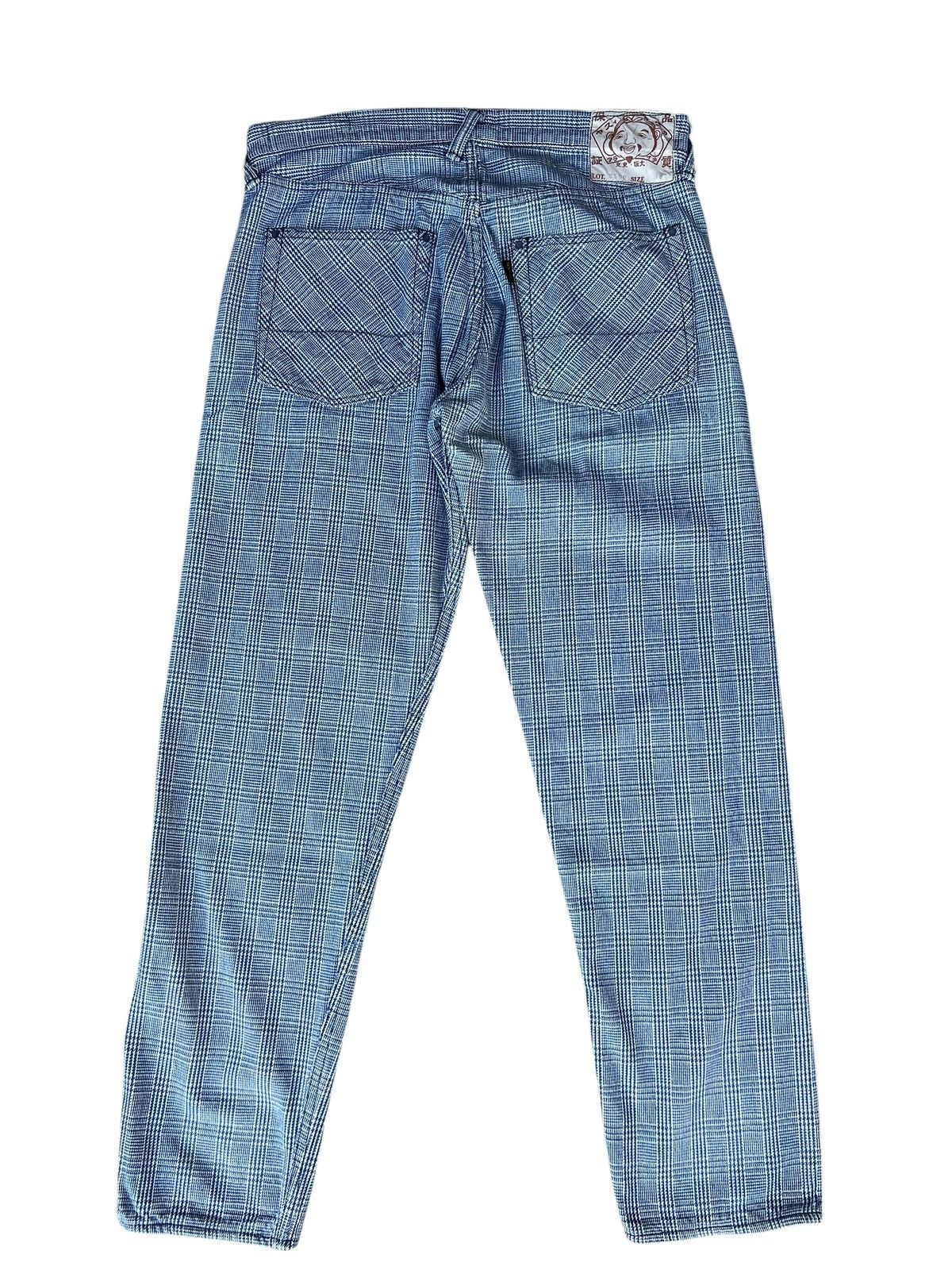 Evisu Vintage Archive Evisu Japan Checkered Jeans Size US 33 - 15 Thumbnail