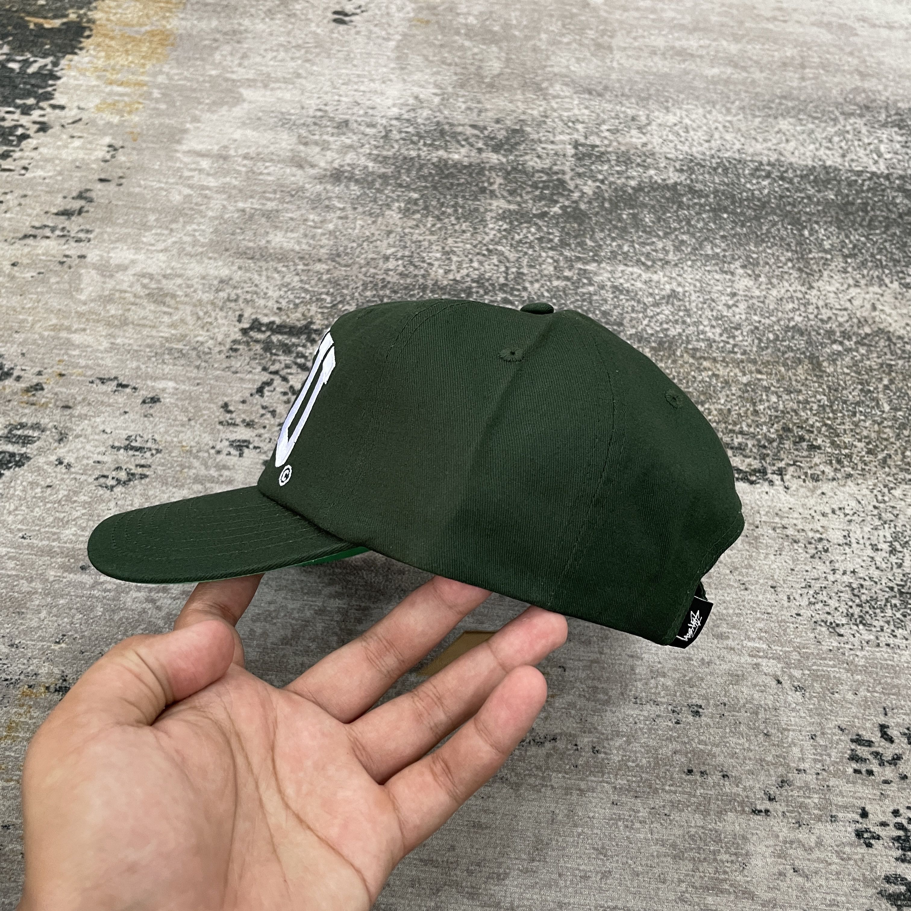Vintage Stussy STU Strapback Cap Forest Size ONE SIZE - 3 Thumbnail