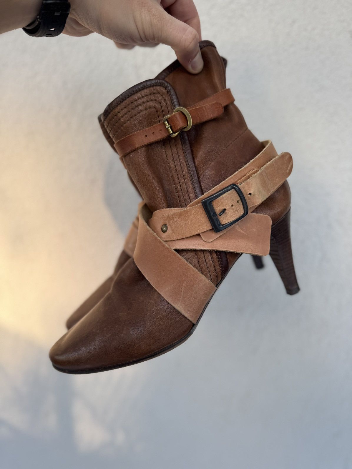 Chloe Chloe leather Strap Avantgarde Ankle Boots Size 39 Size US 9 / IT 39 - 3 Thumbnail