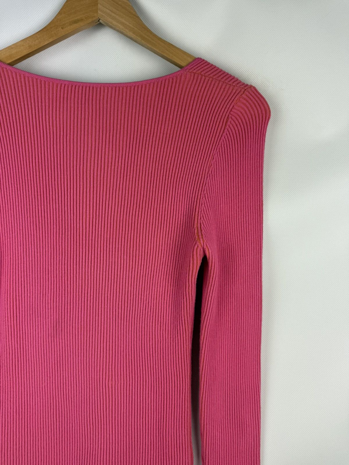 Jacquemus Jacquemus Reversible Ribbed Knitted Viscose Sweater Pullover Size M / US 6-8 / IT 42-44 - 13 Thumbnail