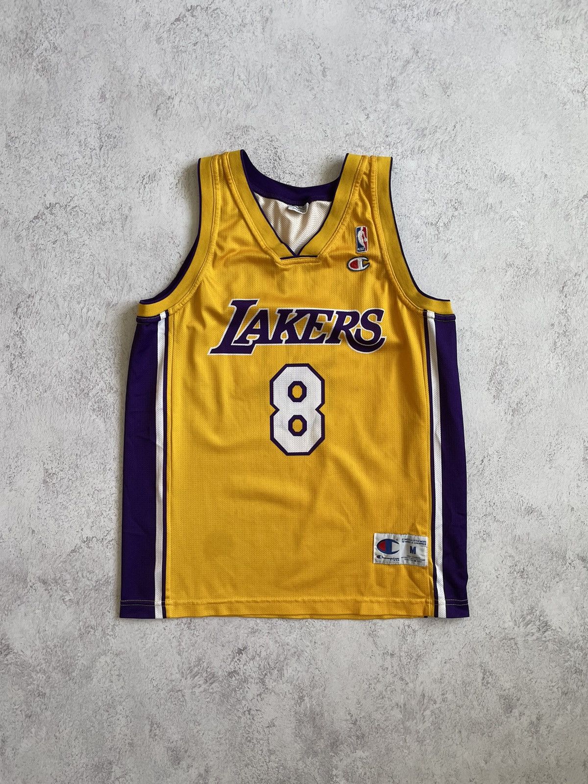 Champion NBA Lakers #8 Kobe Bryant Vintage Rare M