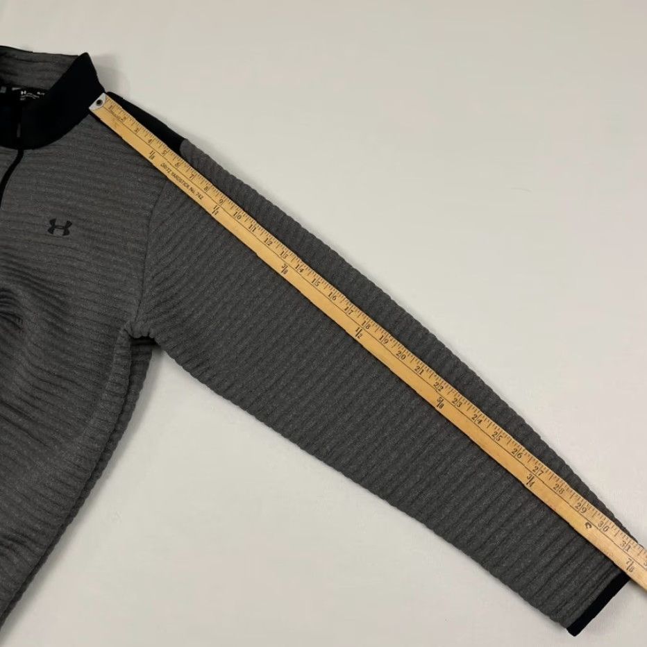 Under Armour Under Armour Pullover Jacket Mens XL Gray Quarter Zip ColdGear Performance Sports Outdoor Activewear Size US XL / EU 56 / 4 - 6 Thumbnail