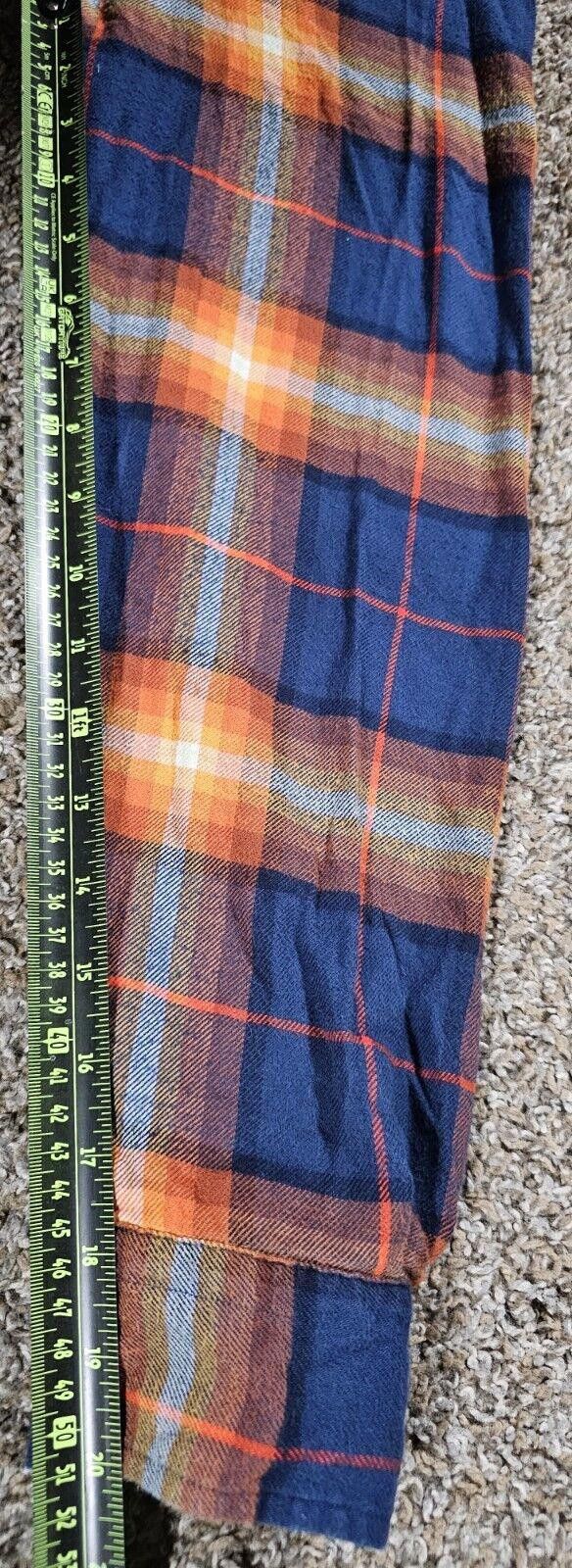 Nautica Nautica Long Sleeve Button Up Flannel Shirt Orange Blue M Size US M / EU 48-50 / 2 - 7 Thumbnail