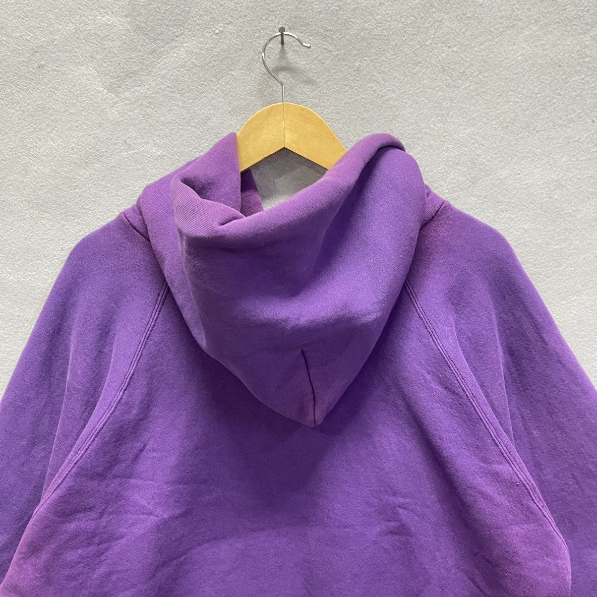 Adidas Vintage Adidas Trefoil Hoodie — Purple — Made in USA — Large Size US L / EU 52-54 / 3 - 7 Thumbnail