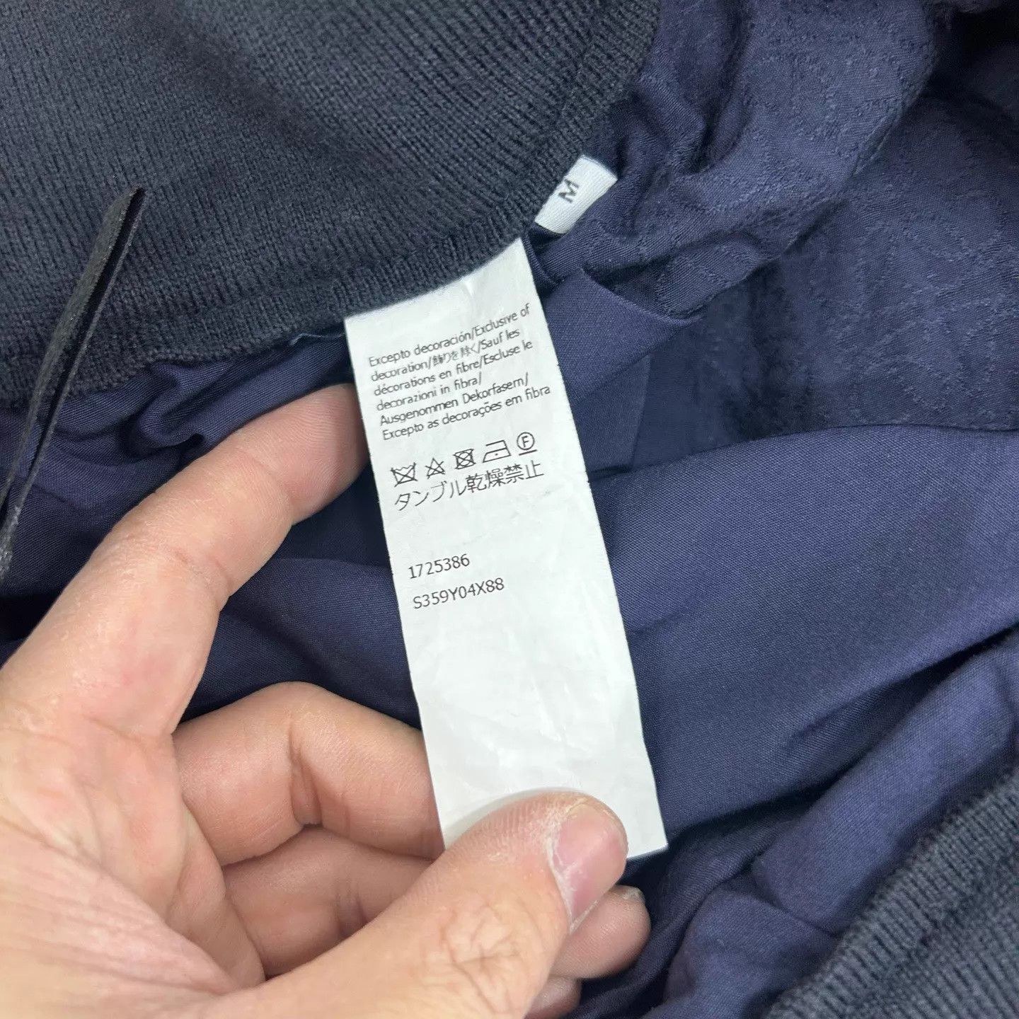 Loewe Loewe Navy 99 M Shorts All-Over Logo, Pkt Embro Size 27" / US 4 / IT 40 - 4 Thumbnail