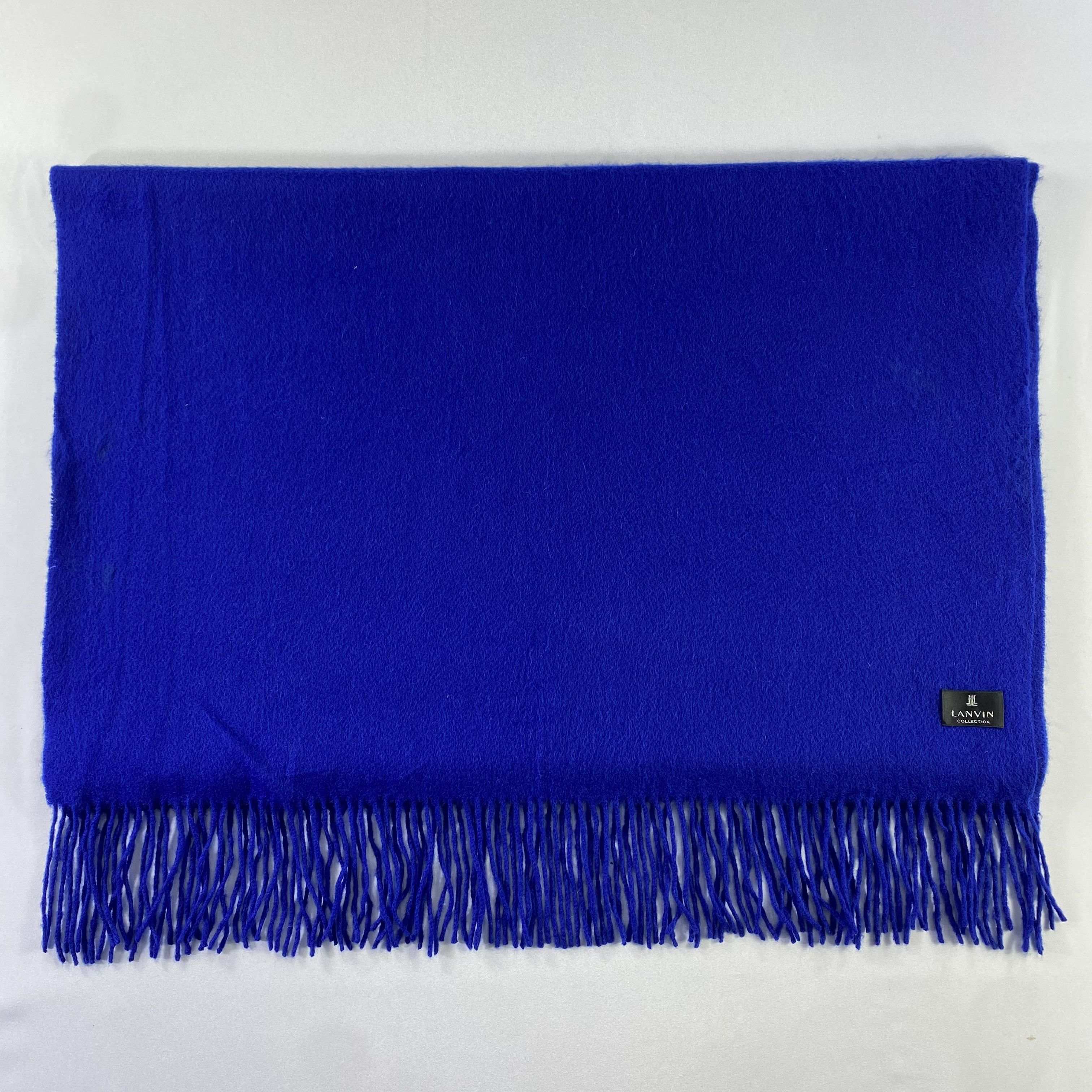 Lanvin × Vintage Lanvin Scarf Neck Wrap Cashmere Muffler Size ONE SIZE - 2 Thumbnail