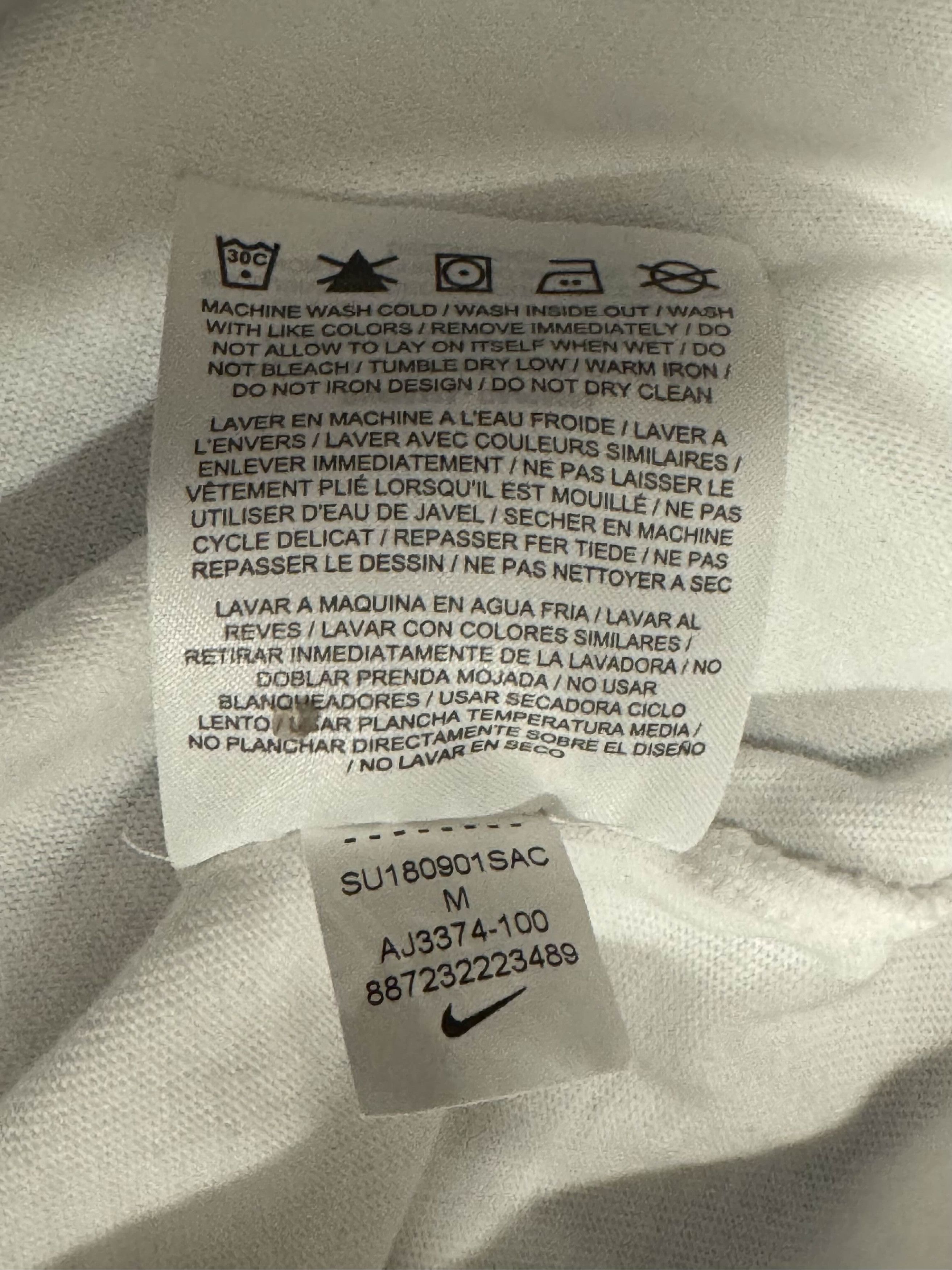 Nike × Off-White Nike Lab x OFF-WHITE Mercurial NRG X Tee White Size US M / EU 48-50 / 2 - 4 Thumbnail