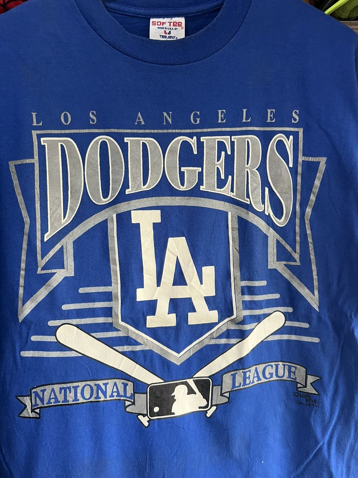 MLB 🔥Vintage 92 La Dodgers by Chalk Line Tees Size US M / EU 48-50 / 2 - 10 Thumbnail