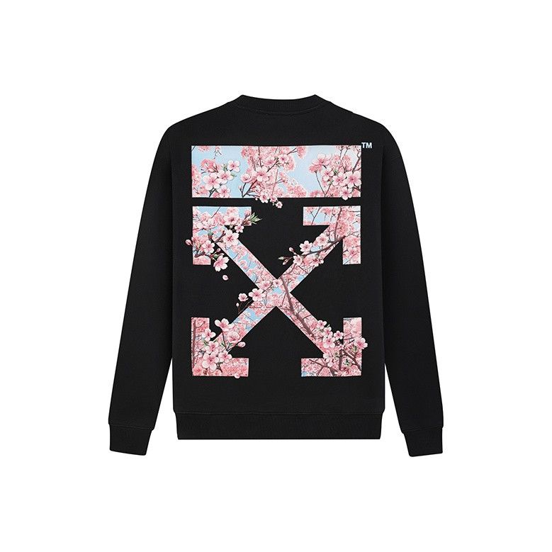 Off-White Off-White Floral Embroidery Sweatshirt Size XL Size US XL / EU 56 / 4 - 1 Thumbnail