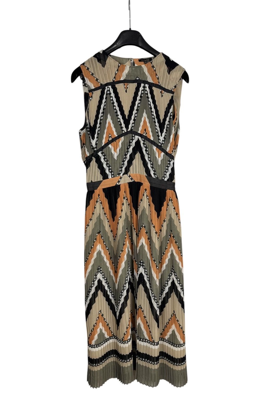 Massimo Dutti Massimo Dutti Pleated Multicolor Maxi Dress size US8 EU40 Size M / US 6-8 / IT 42-44 - 10 Thumbnail