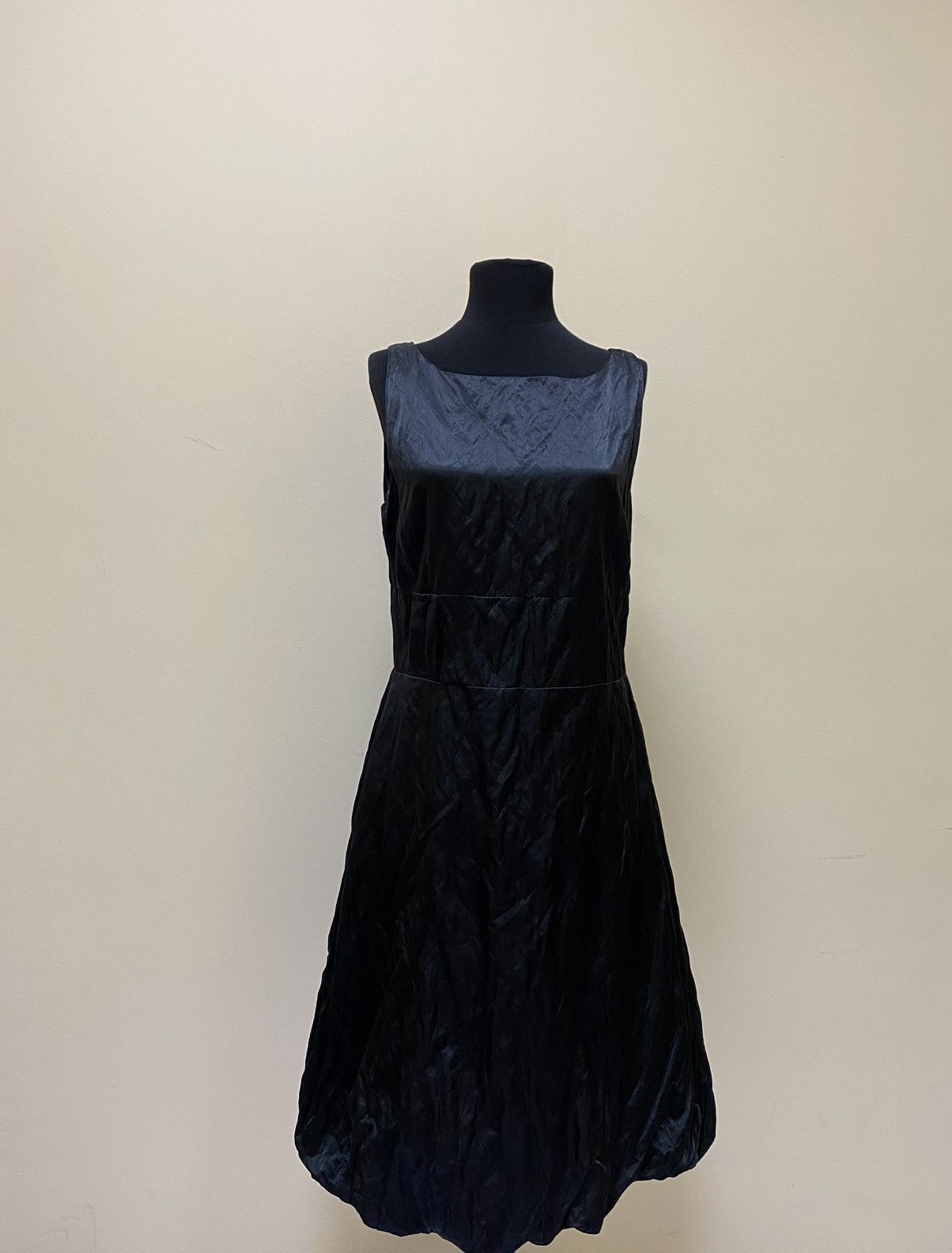 Sarah Pacini Sarah Pacini Black Cotton/Nylon Midi Dress Size 3 Size L / US 10 / IT 46 - 1 Thumbnail