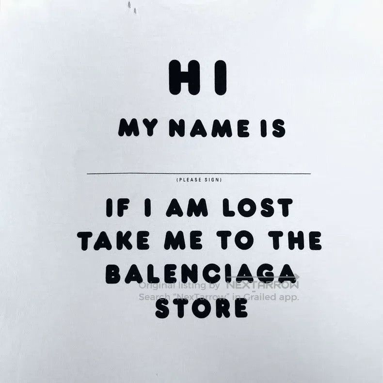 Balenciaga Balenciaga Alphabet Logo Destroyed T-shirt Size US S / EU 44-46 / 1 - 4 Thumbnail