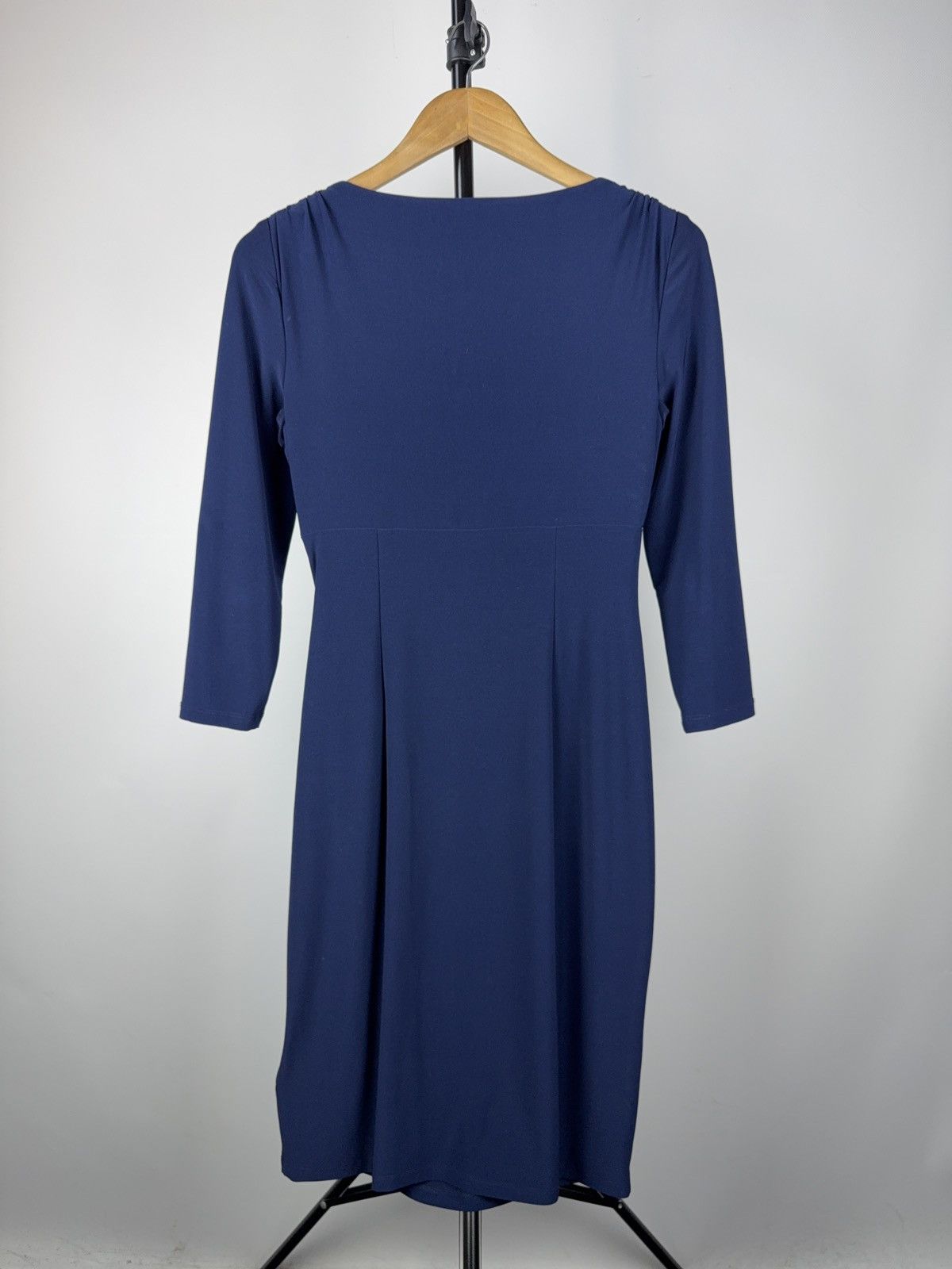 Polo Ralph Lauren Vintage 00s Luxury Polo Ralph Lauren Blue Sexy Dress Retro Size S / US 4 / IT 40 - 8 Thumbnail