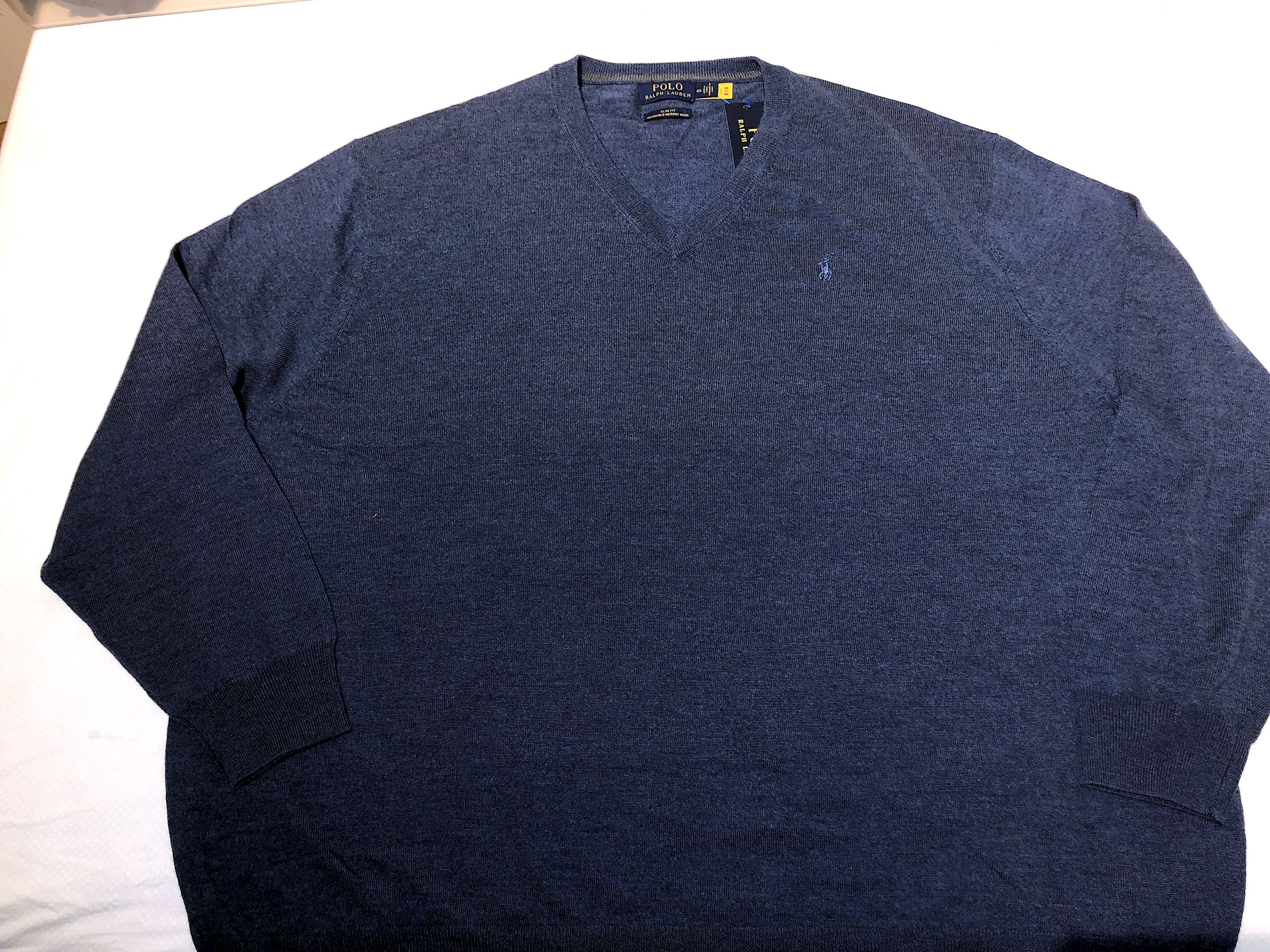 Ralph Lauren Merino wool sweater Size US XXL / EU 58 / 5 - 6 Thumbnail