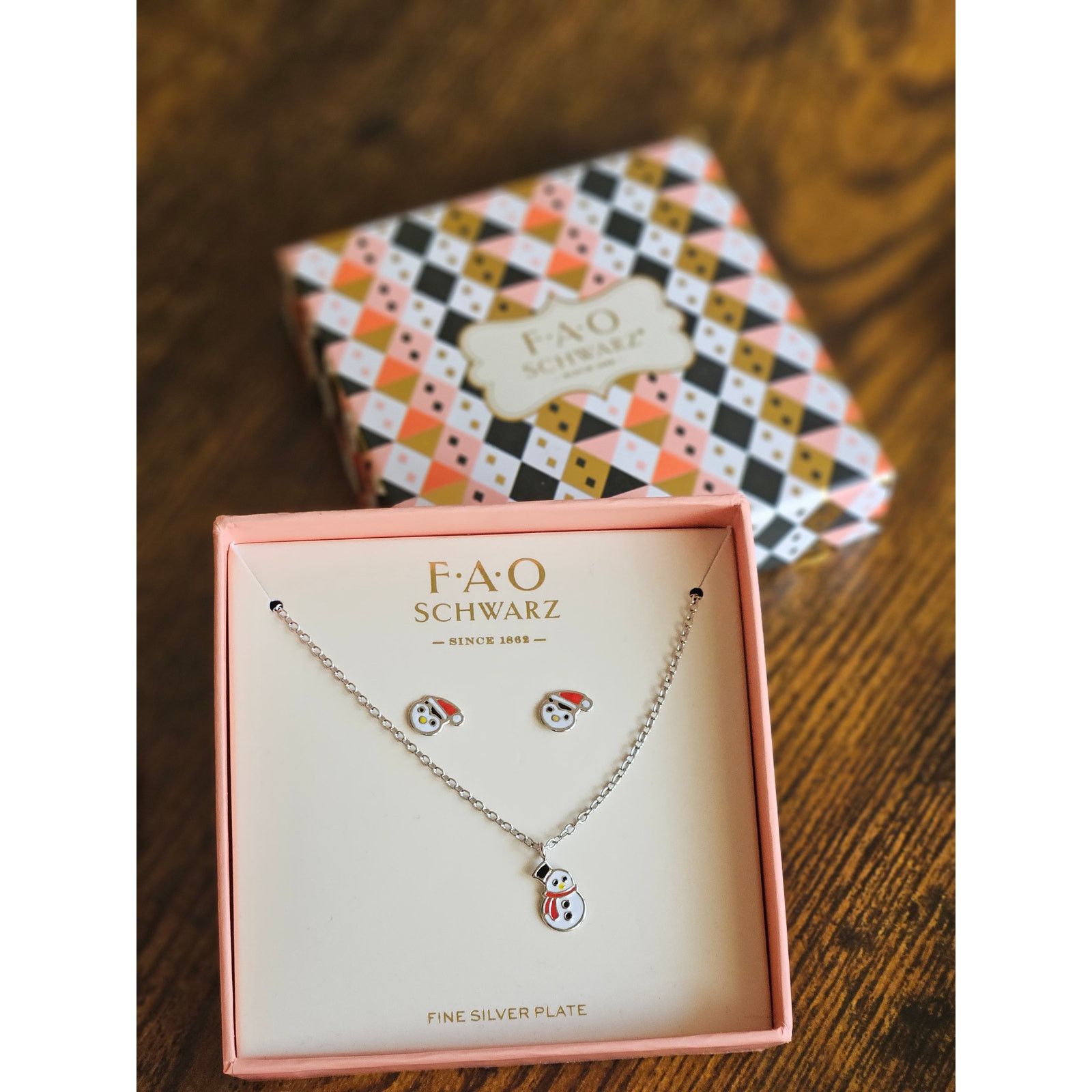 Other FAO Schwarz Silver-Plated Penguin Earrings Snowman Necklace Size ONE SIZE - 3 Thumbnail
