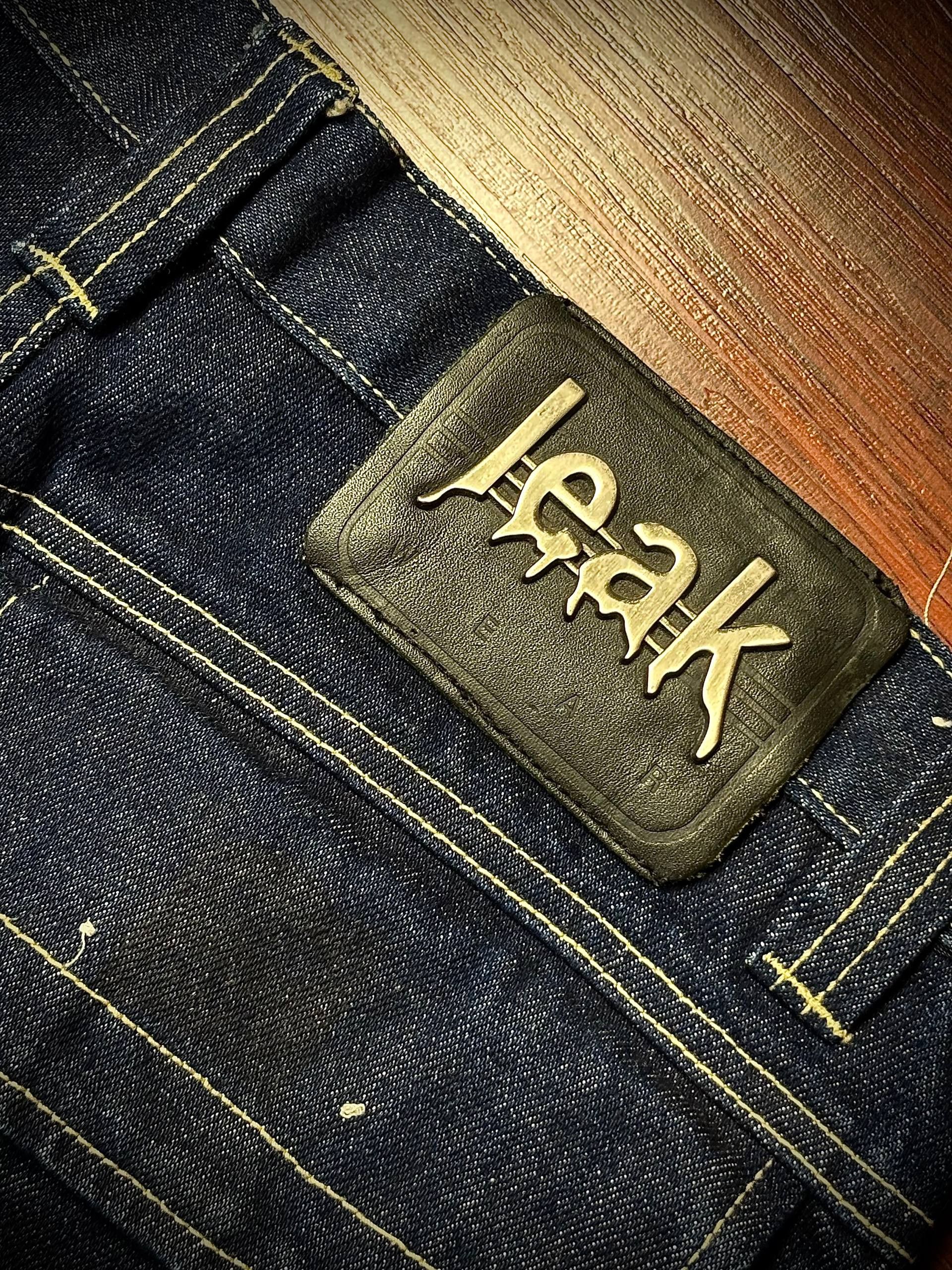 JNCO Vintage 00s Leak Raw Denim Like Evisu Jeans Size US 32 / EU 48 - 6 Thumbnail