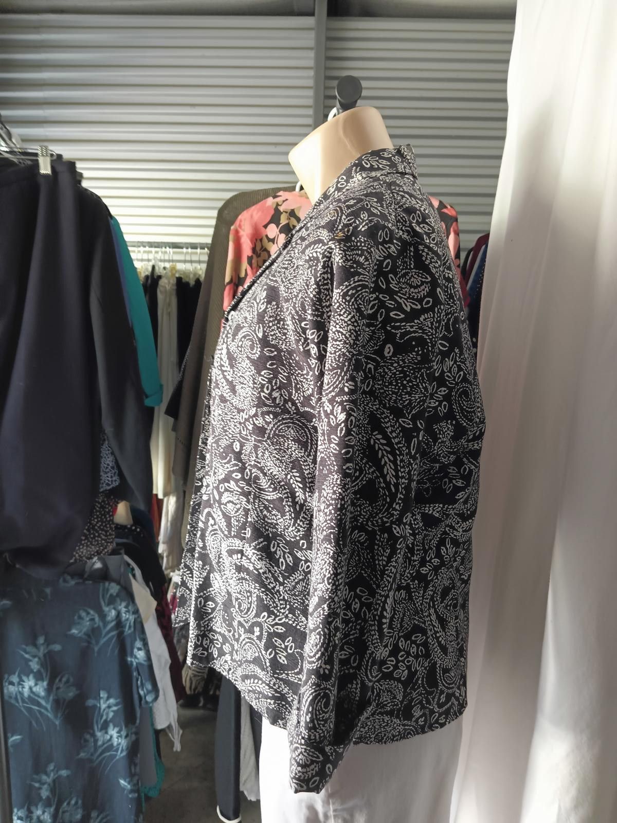 Designer St. Tropez West Paisley Print Jacket Size M / US 6-8 / IT 42-44 - 2 Thumbnail