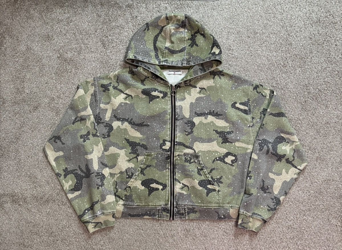 Vale Vale Camo Gem Bedazzled Work Jacket NWOT Size US XXL / EU 58 / 5 - 1 Thumbnail