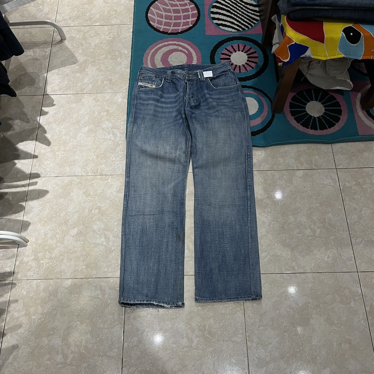 Diesel × If Six Was Nine × Southpole Vintage Y2K Diesel Industry Jeans Baggy pants Size US 31 - 1 Thumbnail