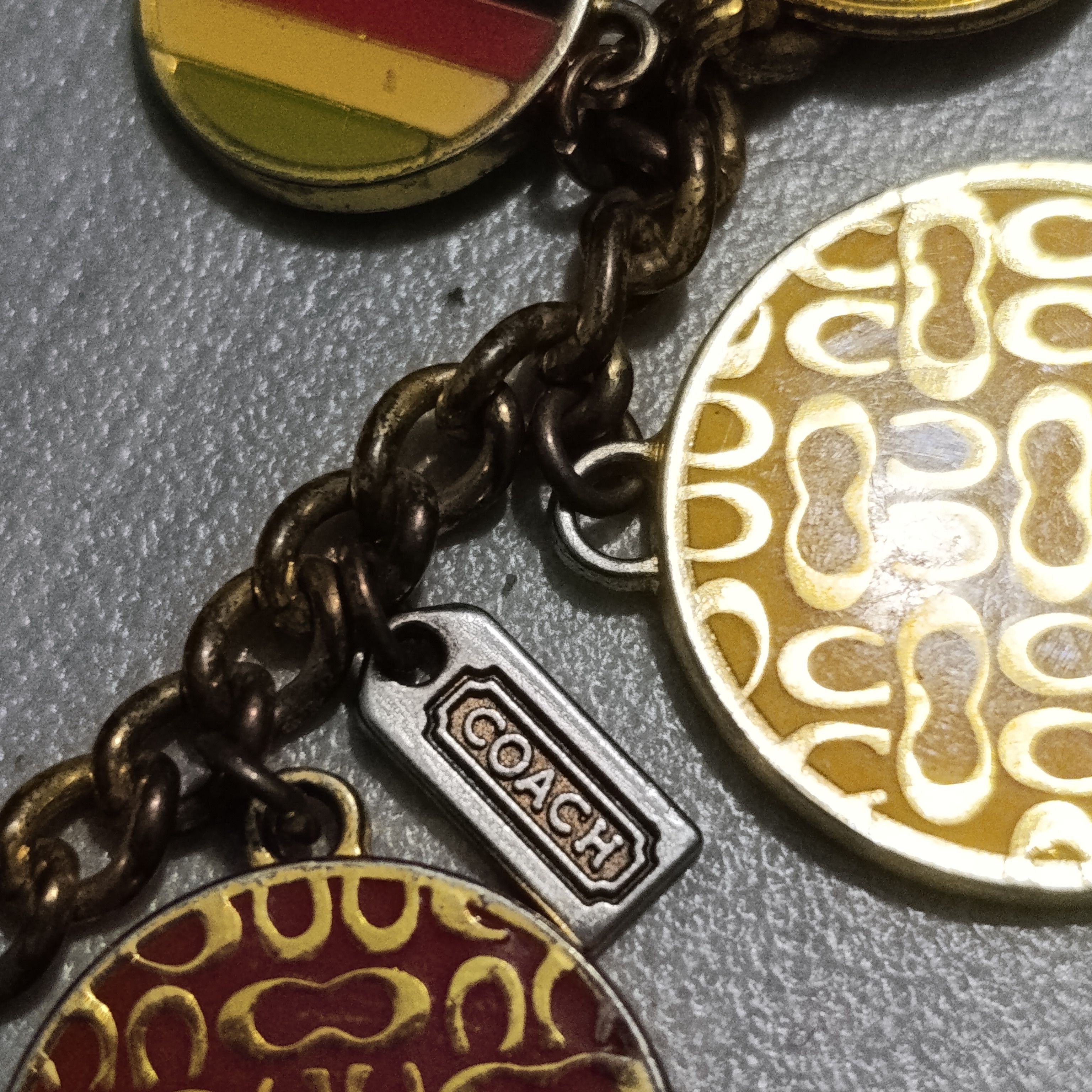 Coach VTG 90's Coach Charm bracelet Size ONE SIZE - 4 Thumbnail