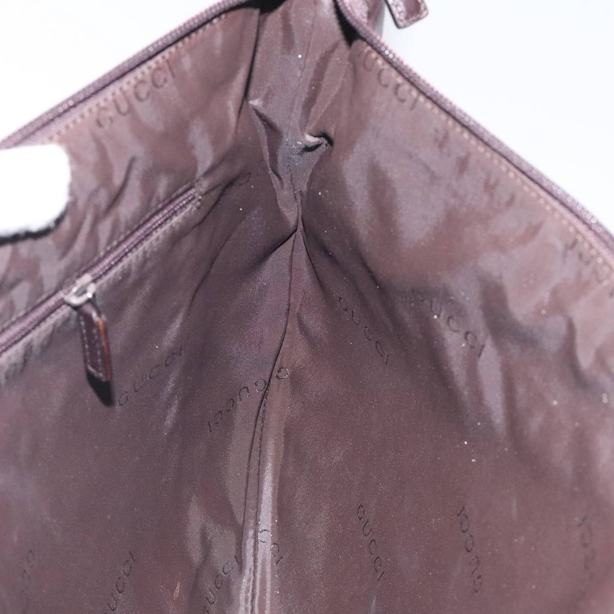 Gucci GUCCI Shoulder Bag Leather Brown Silver 001 001 Size ONE SIZE - 18 Thumbnail