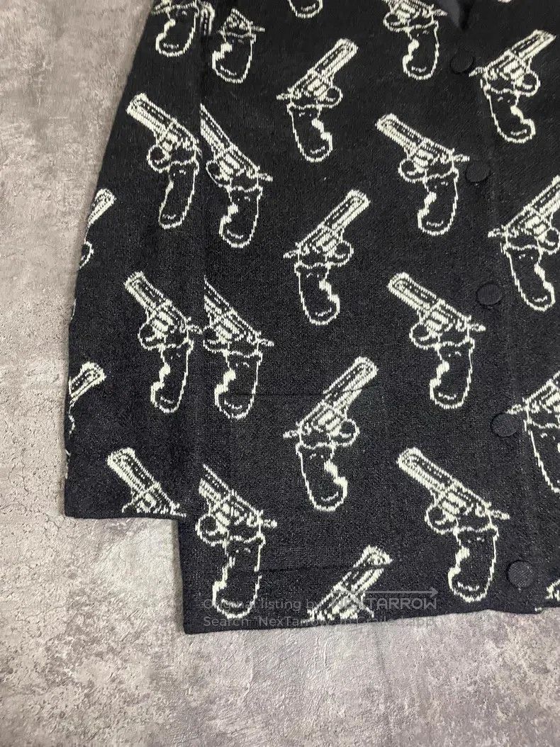 Saint Laurent Paris Saint Laurent Paris Pistol Revolver Wool Cardigan Size US XS / EU 42 / 0 - 3 Thumbnail