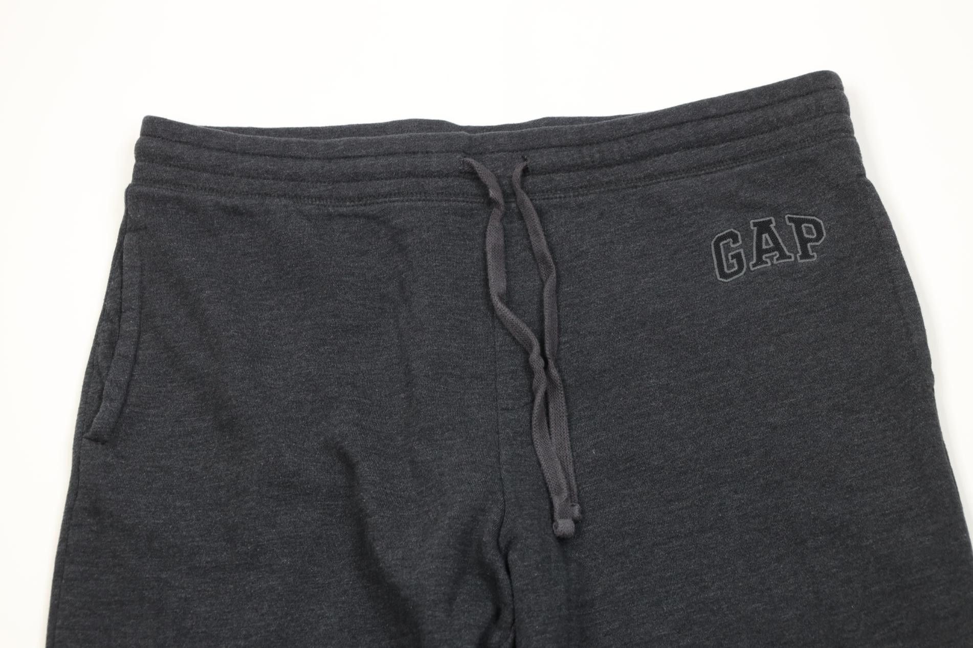 Gap Vintage Y2K Gap Spell Block Letter Sweatpants Joggers Gray Size US 38 / EU 54 - 2 Thumbnail