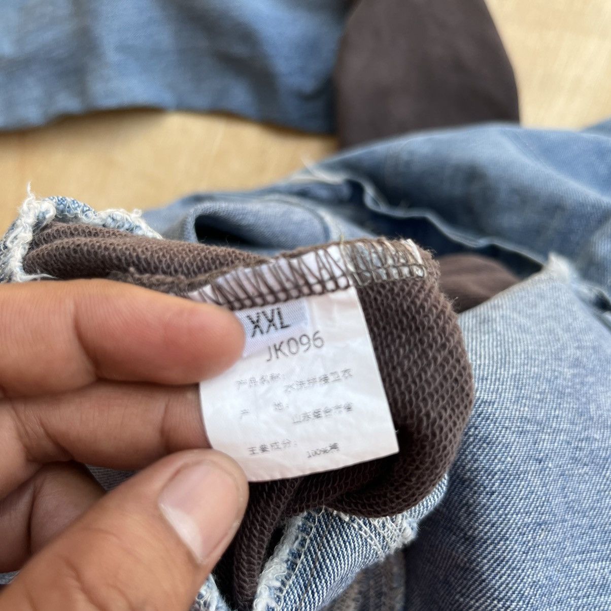 Japanese Brand LUCKY SARTORIOUS RECONSTRUCTED FADED HOODIE LIKE GREG Size US XXL / EU 58 / 5 - 9 Thumbnail