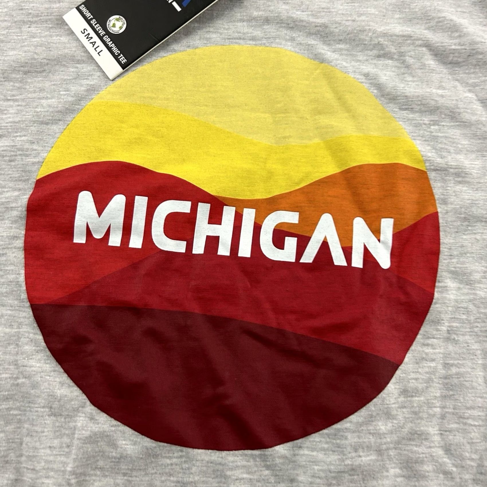 Vintage State Of Mine Michigan Short Sleeve T Shirt Mens S Gray Size US S / EU 44-46 / 1 - 2 Thumbnail