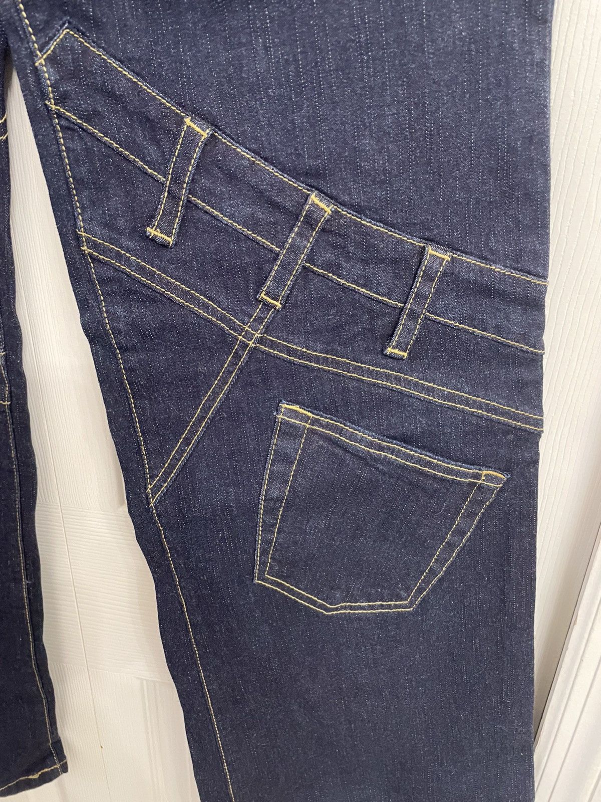 Vintage Baby Phat Dark Chain Jeans Size 15 Size 36" / US 14 / IT 50 - 3 Thumbnail