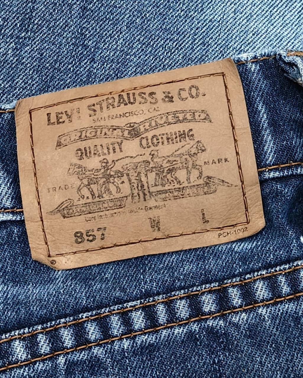 Levi's 90s Vintage Levi's 857 Orange Tab Denim Size US 27 - 5 Thumbnail