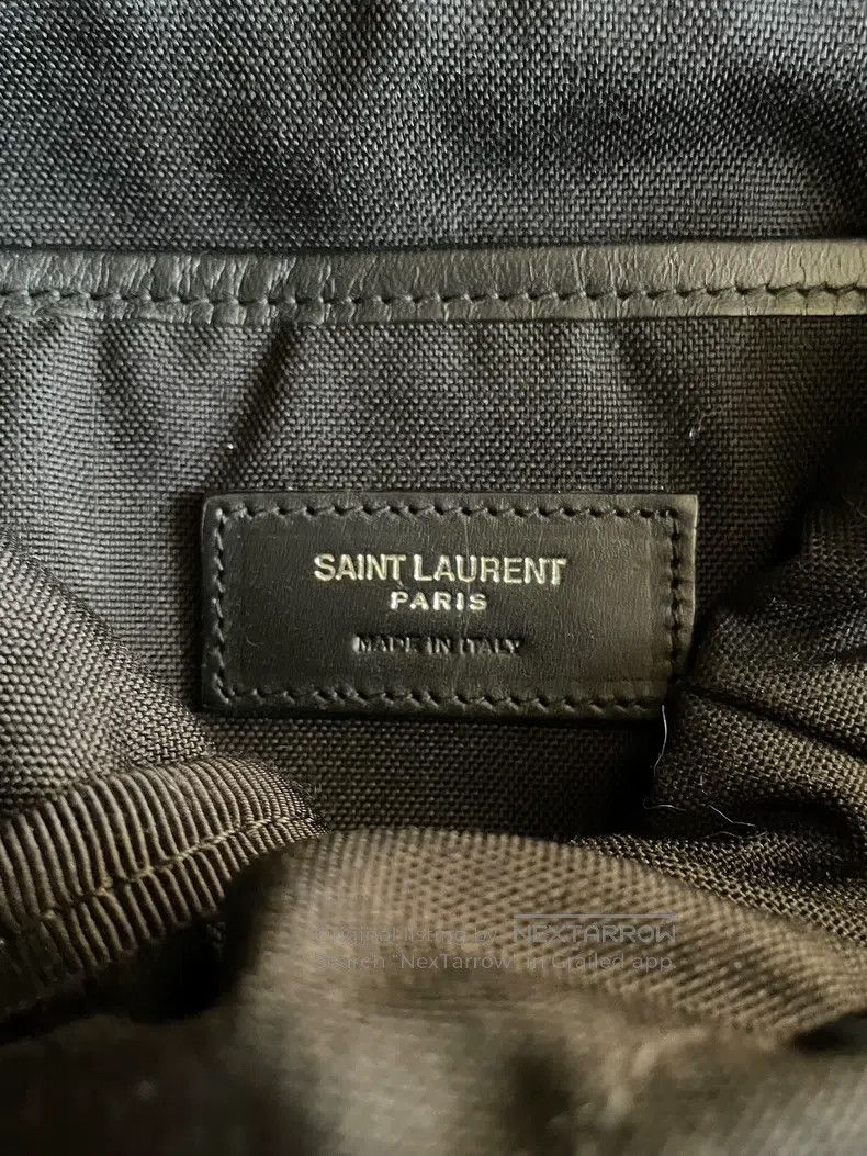 Saint Laurent Paris Saint Laurent Paris Nylon Canvas Parachute Double-Shoulder Size ONE SIZE - 6 Thumbnail