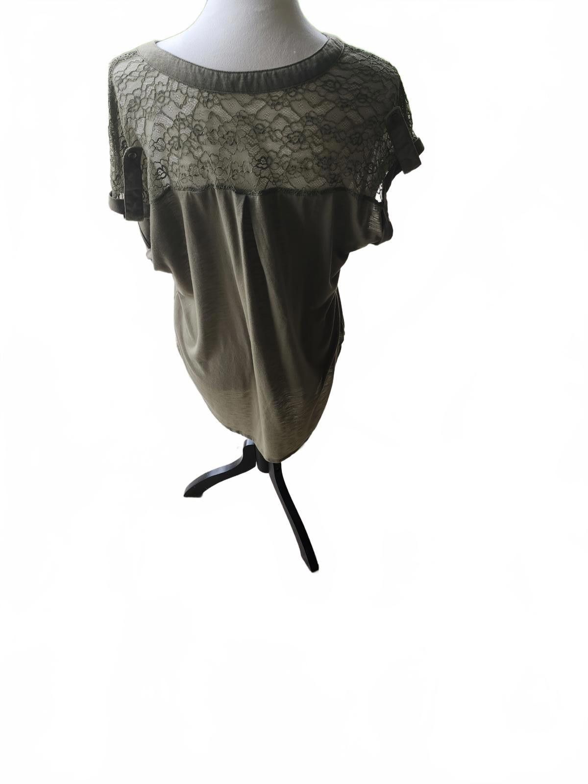 Designer Army green no Boundaries knit tee Size XL / US 12-14 / IT 48-50 - 1 Thumbnail