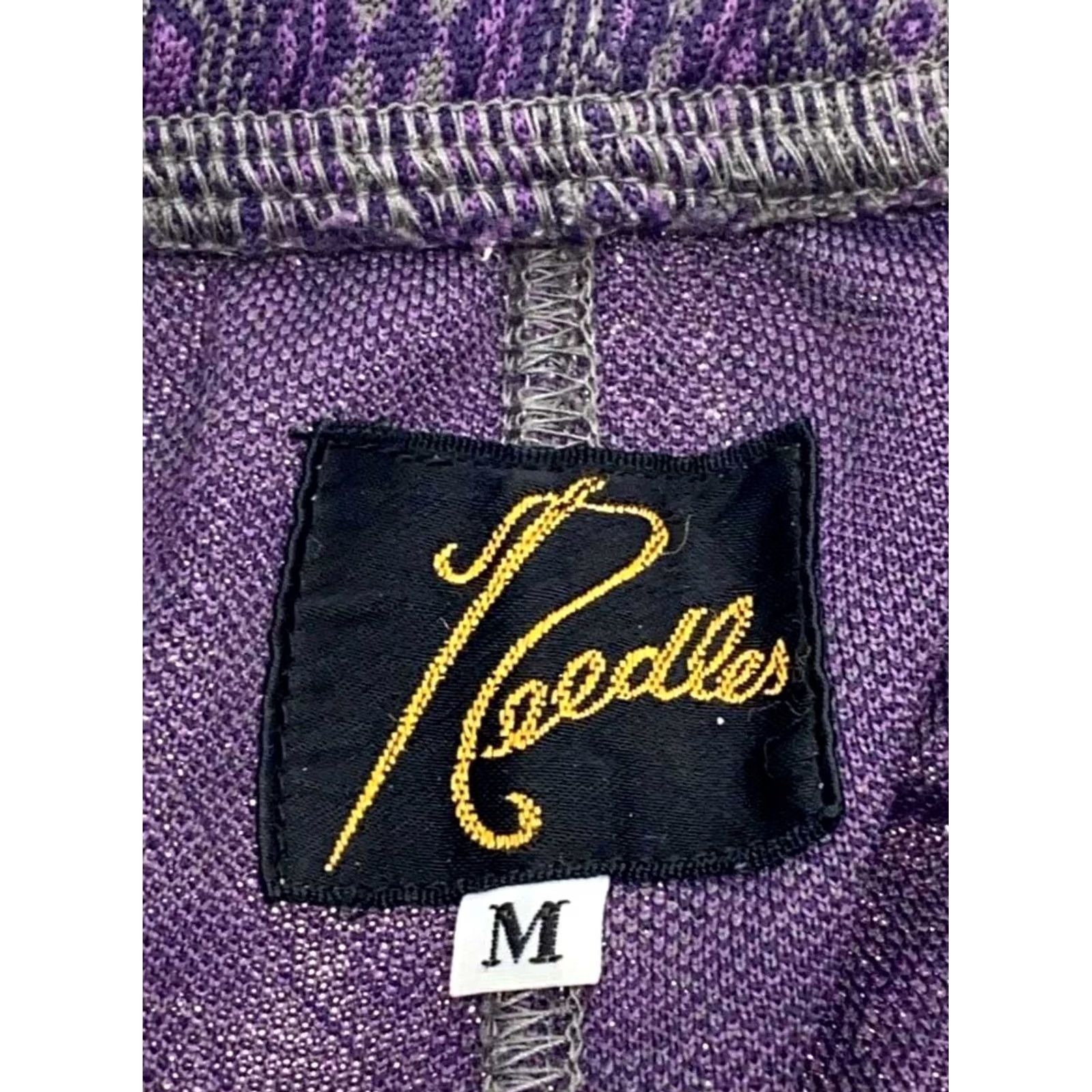 Needles VINTAGE Needles Track Pants CH233 Purple M M Pants Purple All-over print Polyester 90s Mens Size US 31 - 4 Thumbnail