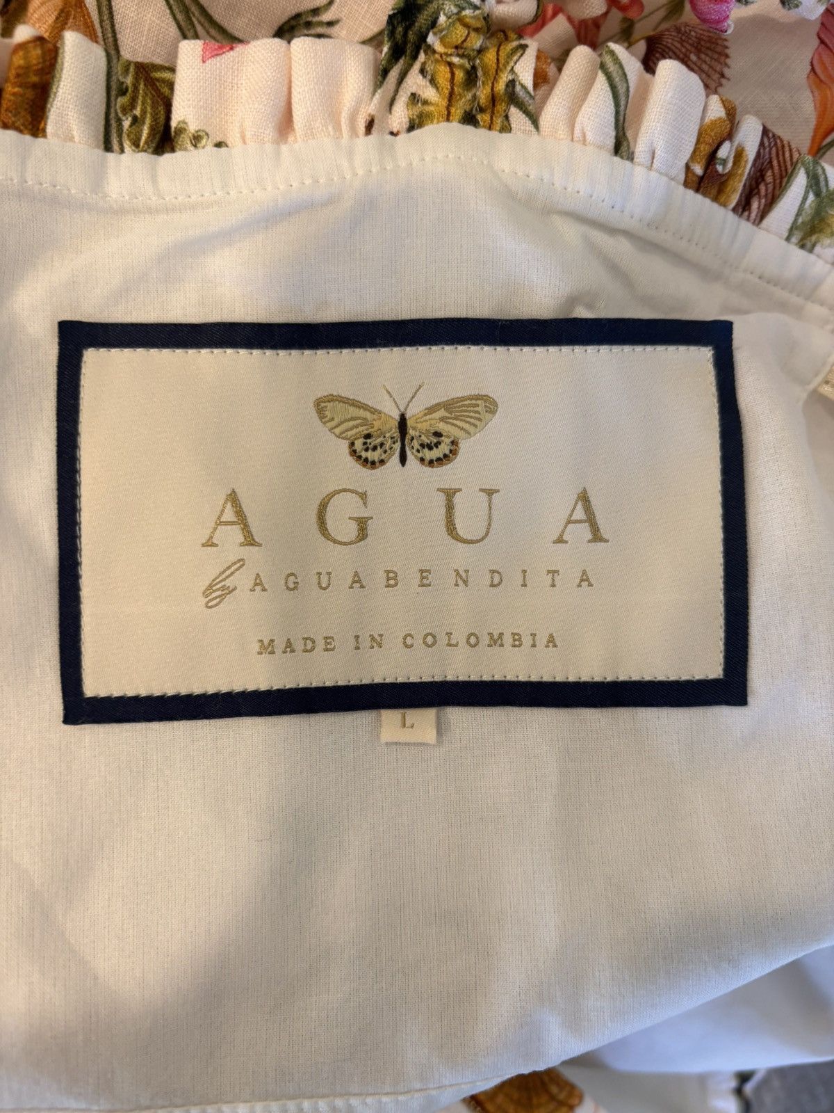 AGUA by Agua Bendita AGUA BY AGUA BENDITA Nispero Habitat Midi Dress size large Size L / US 10 / IT 46 - 11 Thumbnail