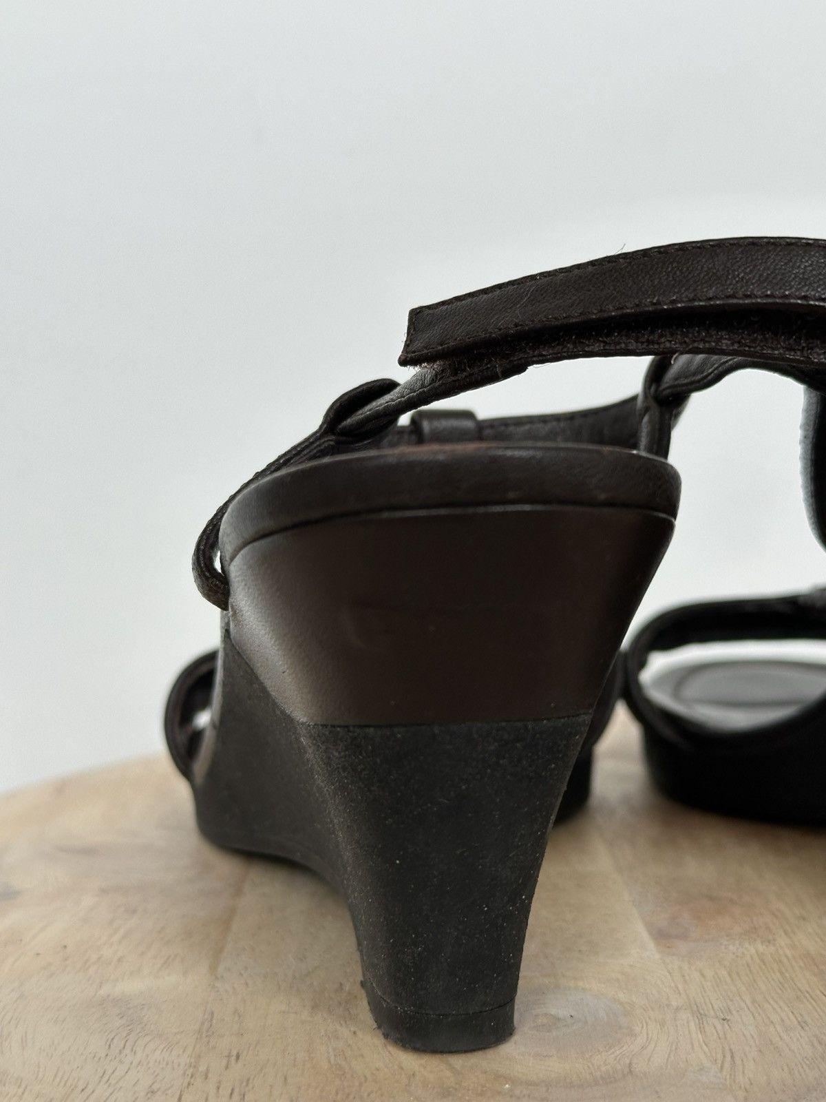 Designer × Prada Prada wedge sandals brown rare designer vintage Size US 7.5 / IT 37.5 - 8 Thumbnail