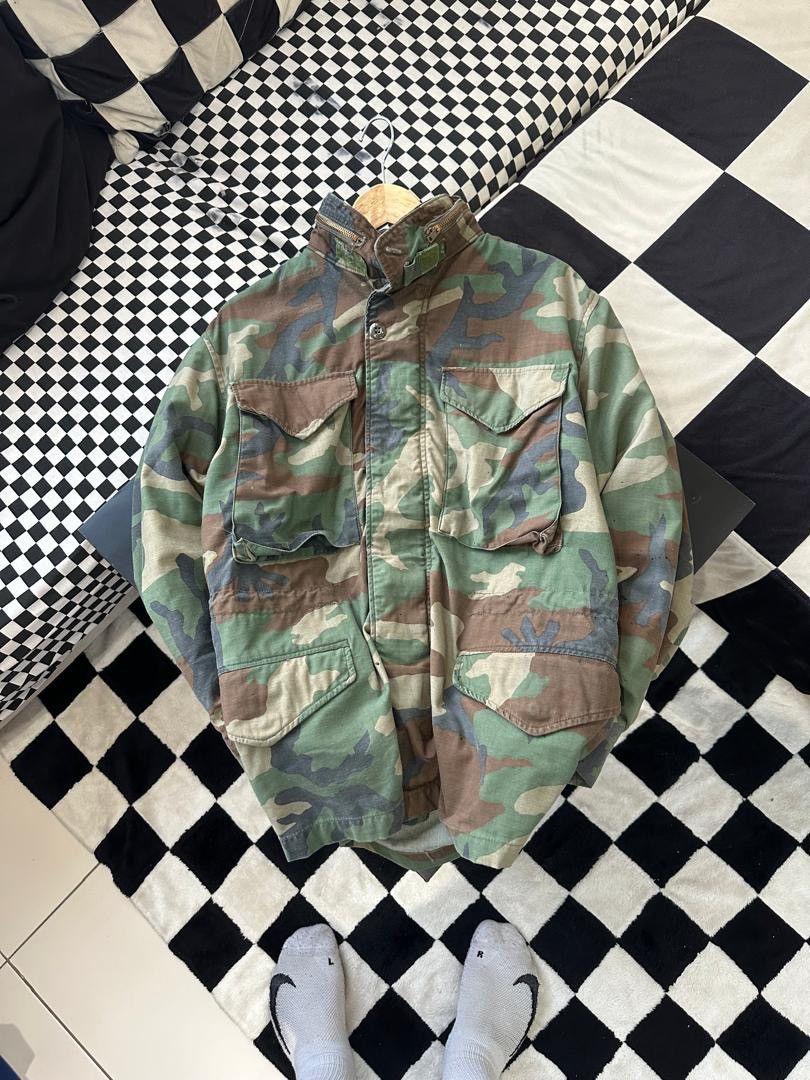 Vintage VINTAGE ARMY CAMOUFLAGE JACKET Size US M / EU 48-50 / 2 - 1 Thumbnail