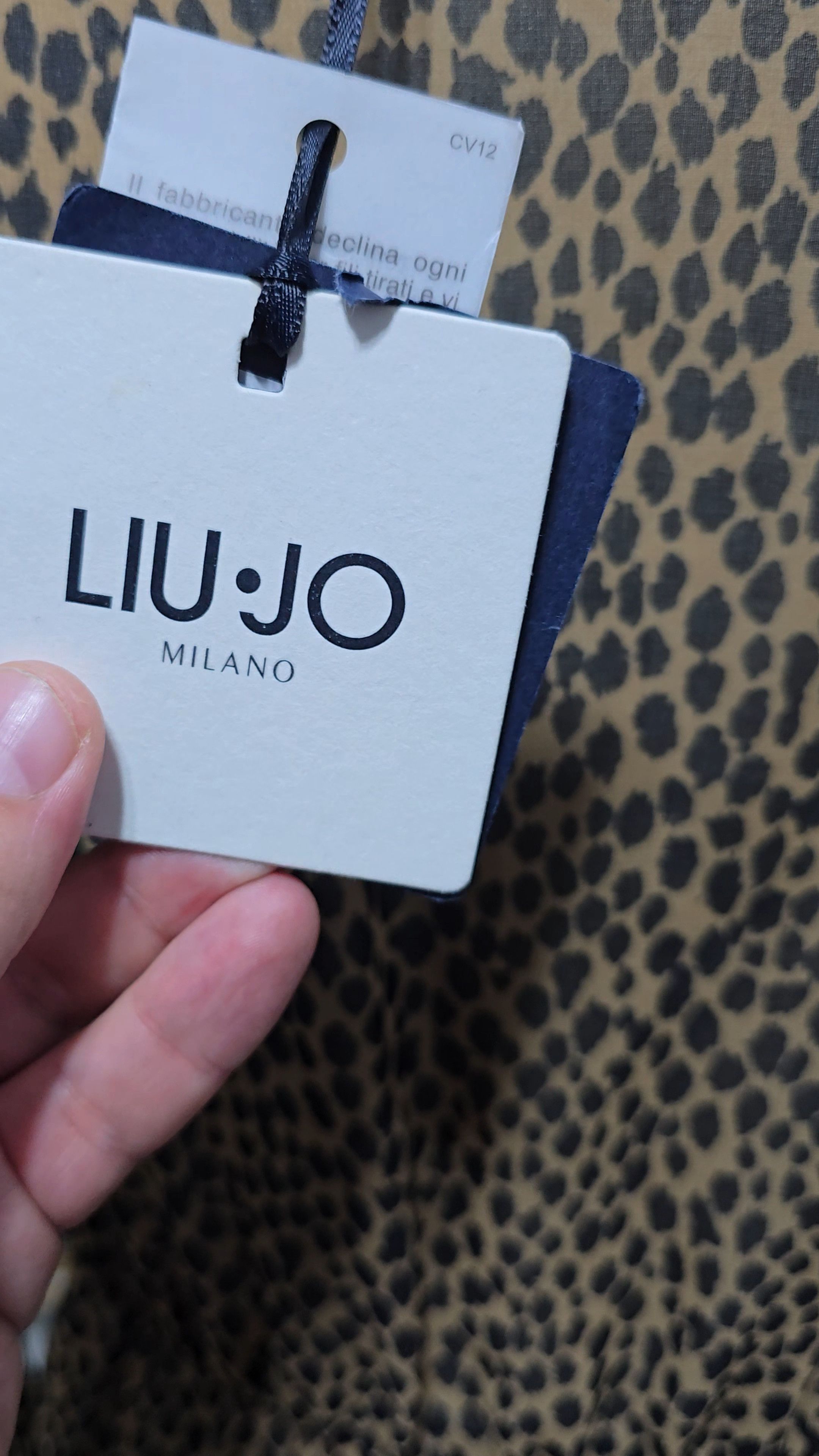 Liu Jo LIU JO ,long-sleeve faux-wrap dress brown and black leopard Size M / US 6-8 / IT 42-44 - 7 Thumbnail