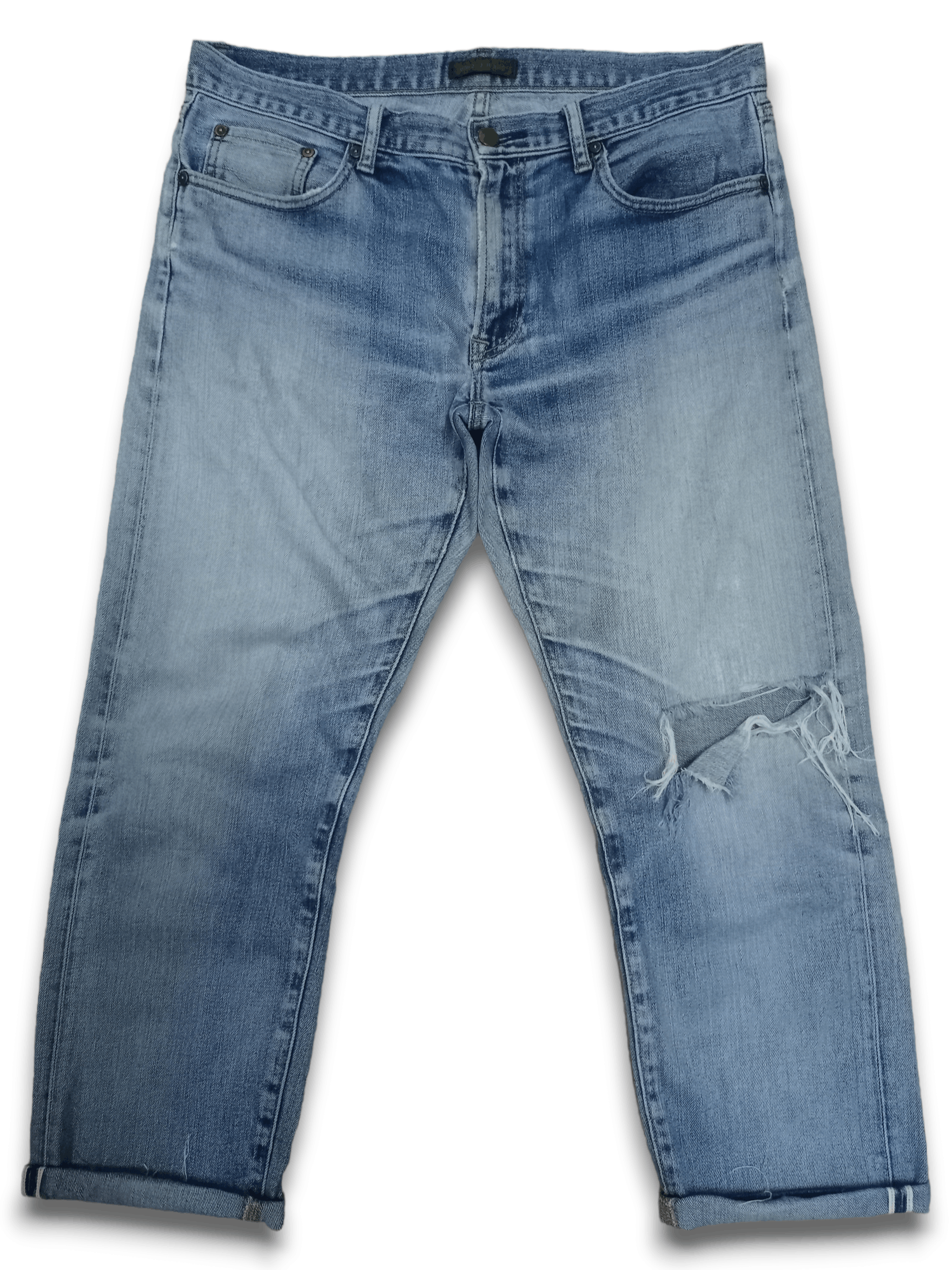 Uniqlo Vintage Japanese Uniqlo Blue Wash Selvedge Jeans Size US 34 / EU 50 - 3 Thumbnail