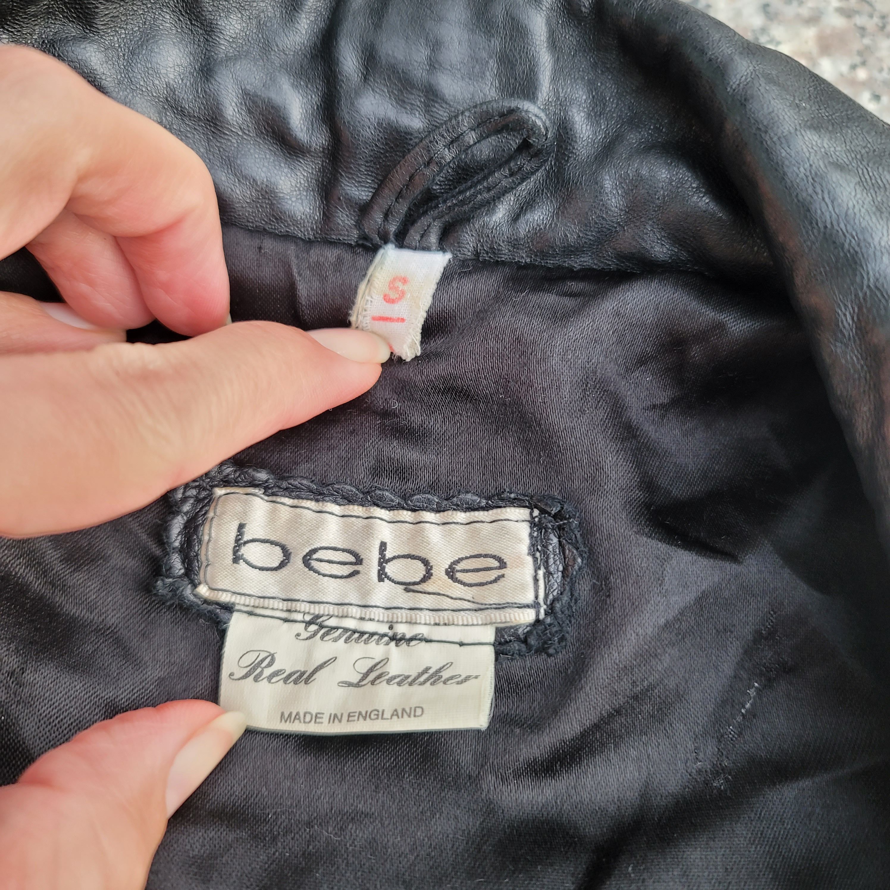Bebe Vintage BEBE leather motorcycle jacket Size S / US 4 / IT 40 - 12 Thumbnail