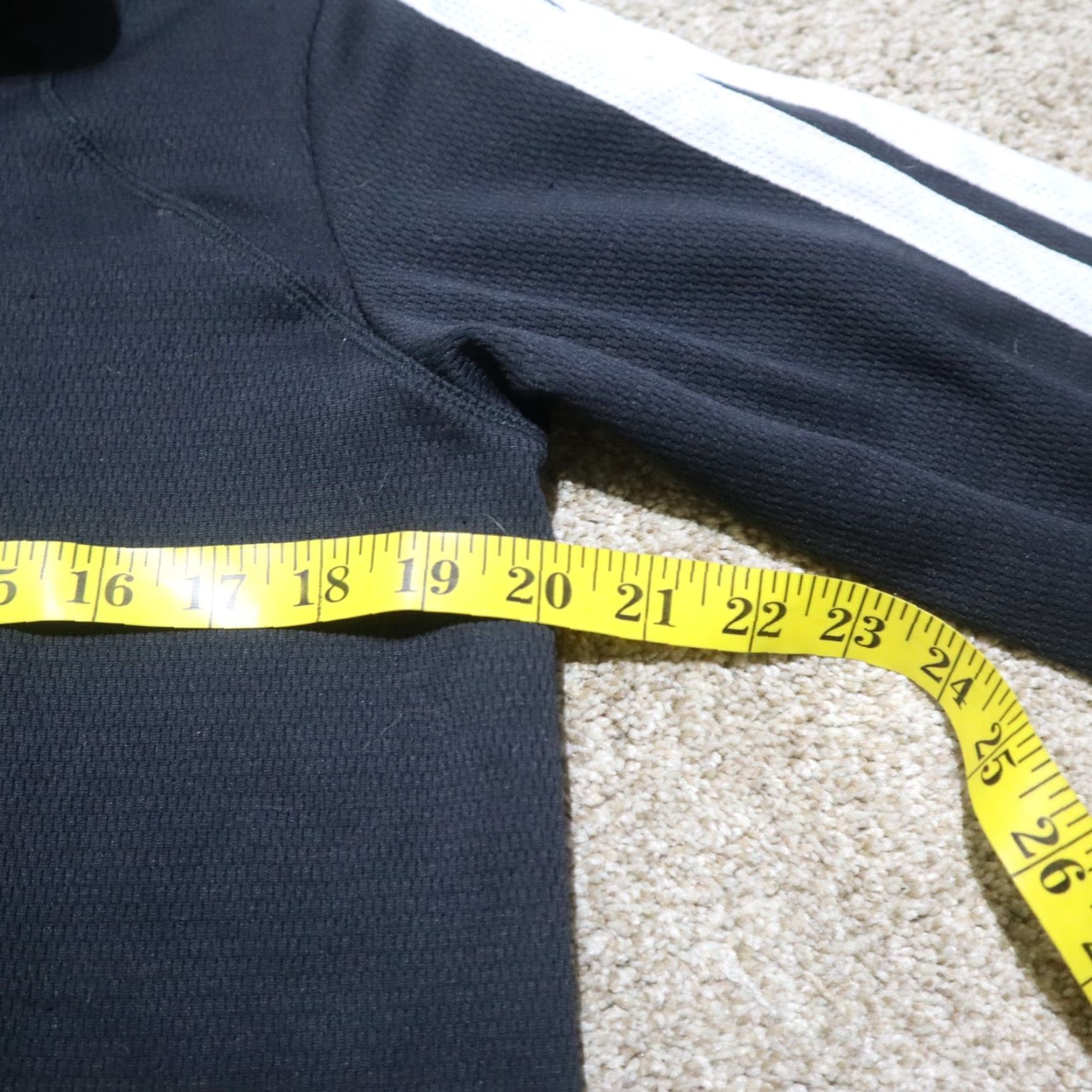 Adidas Adidas Sweater Shirt Mens XL Black White Stripe 1/4 Zippered Track Multicolor Pullover Size US XL / EU 56 / 4 - 5 Thumbnail