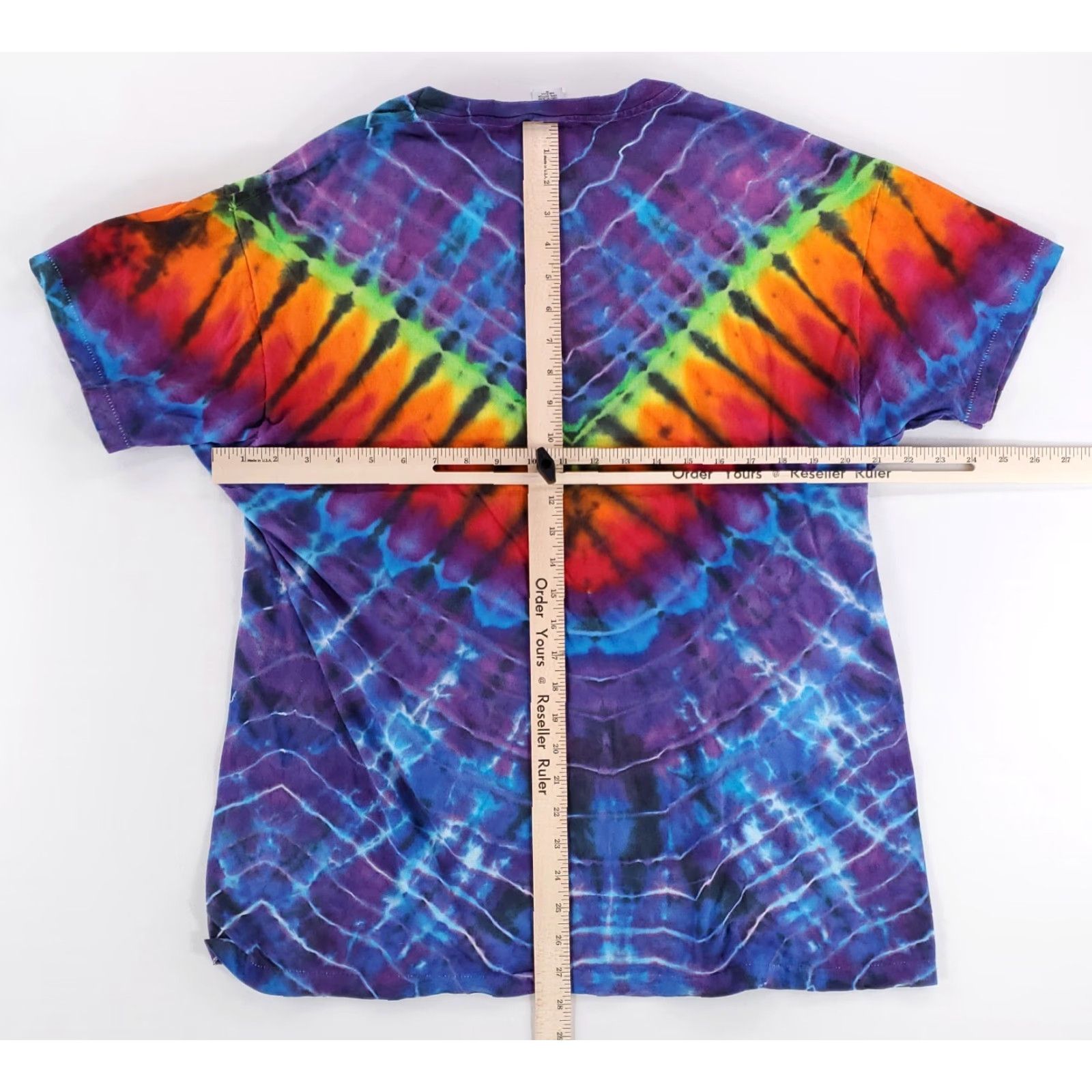 Hanes VINTAGE Hanes Tie-Dye T Shirt 90s Single Stitch Mens XXL Green Purple Rainbow Shirt Size US XXL / EU 58 / 5 - 6 Thumbnail