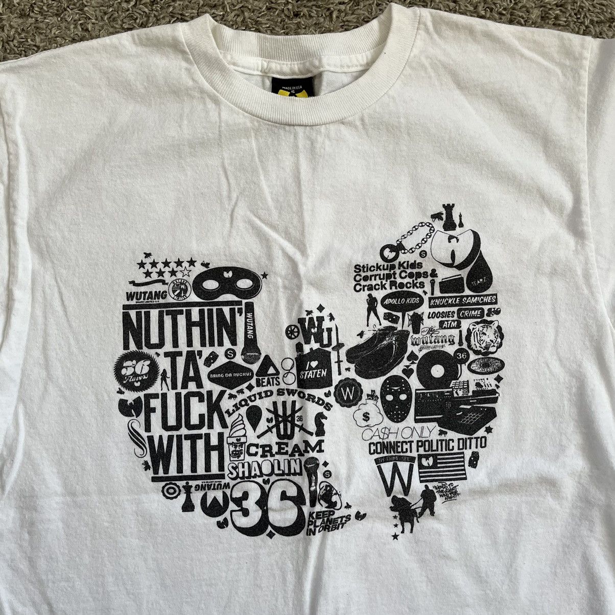 Wu-Tang Clan 🔴Wu-Tang Shirt Size Small WuTang Rza ODB Method Man Size US S / EU 44-46 / 1 - 2 Thumbnail
