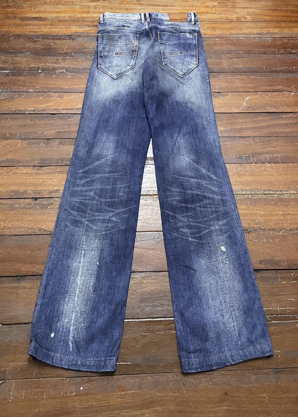 Antony Morato × Designer Rare Design Vintage Antony Morata Distressed Jeans 2000s Size US 36 / EU 52 - 2 Thumbnail