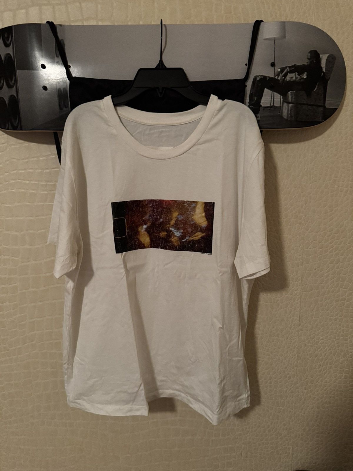 Maison Margiela MM6 Maison Margiela Polaroid cracked t shirt | Grailed