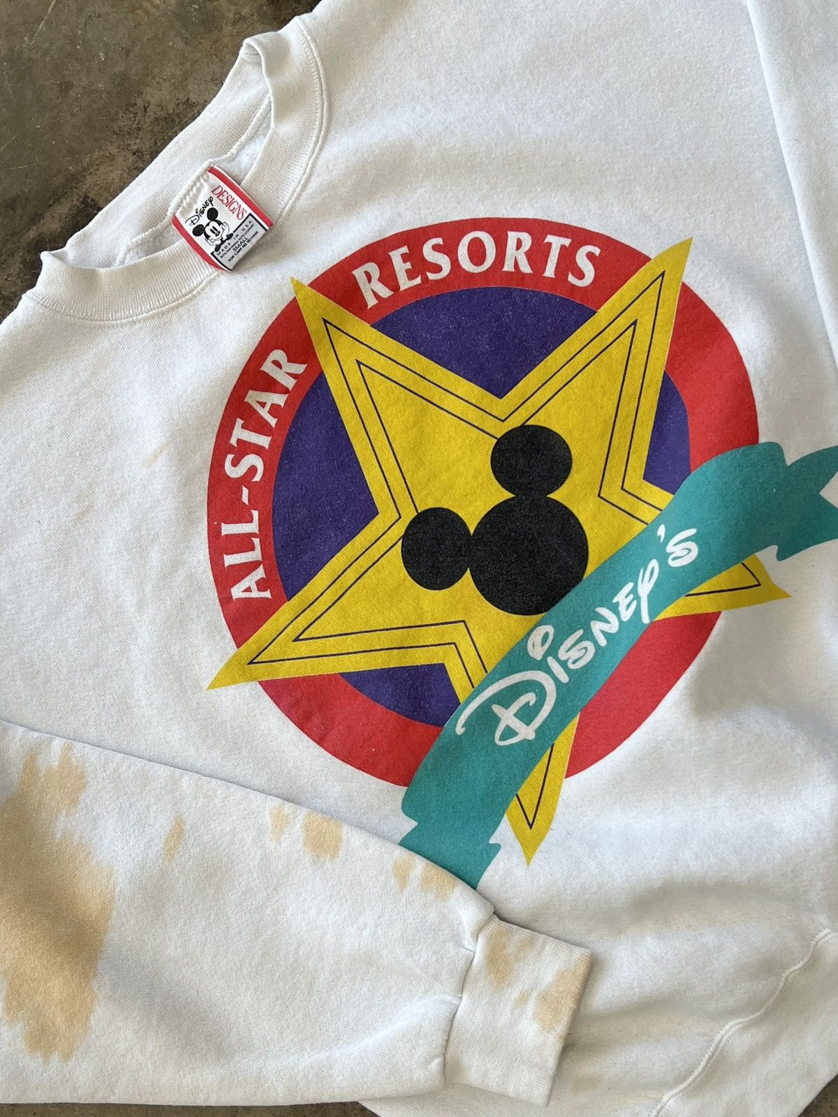 Disney × Vintage Vintage All-Star Resorts Disney Crewneck Small Size US S / EU 44-46 / 1 - 1 Thumbnail