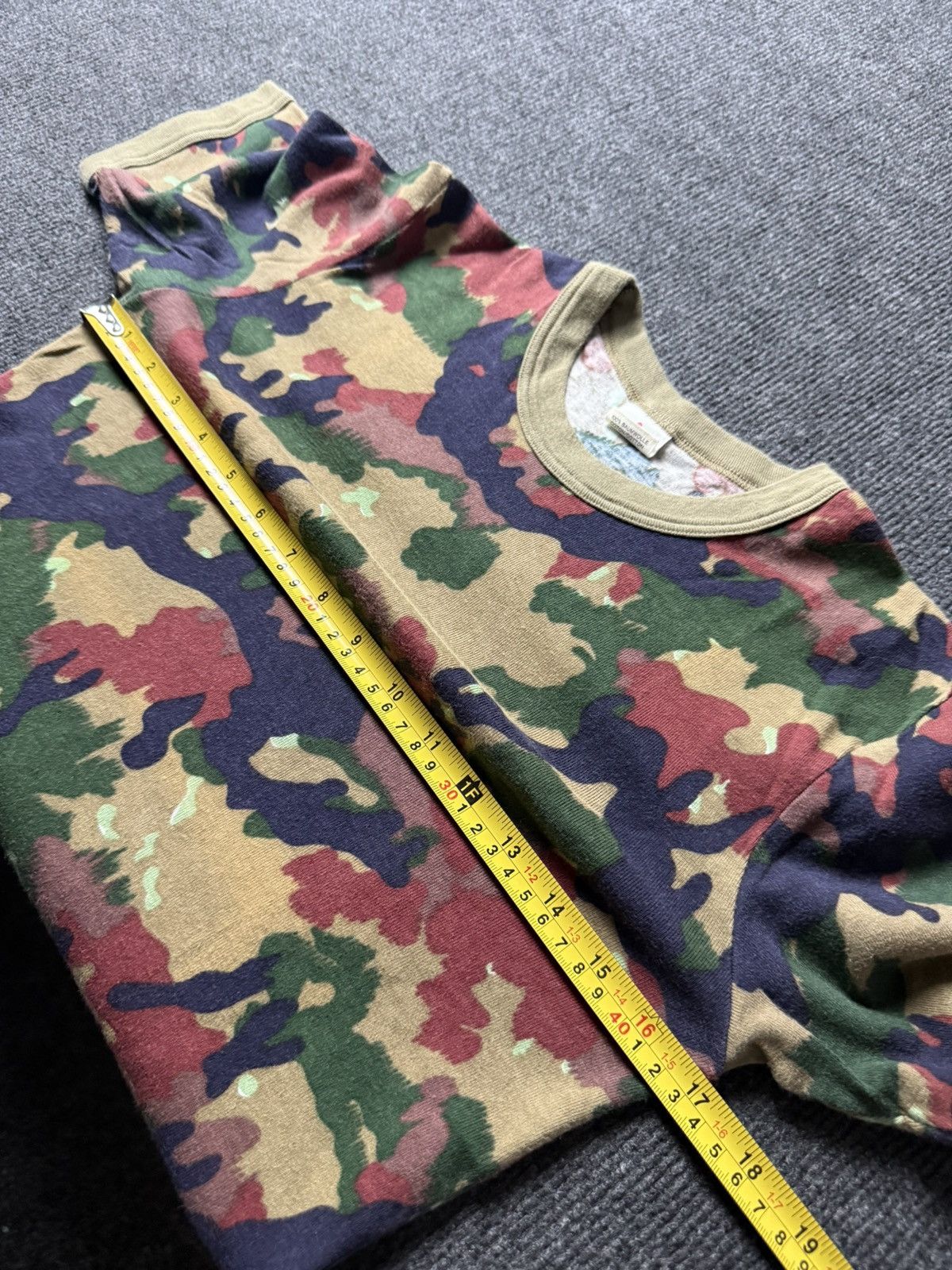 Vintage 00s Vintage Retro Camo T-Shirt Y2K Military Streetwear Tee Size US M / EU 48-50 / 2 - 14 Thumbnail