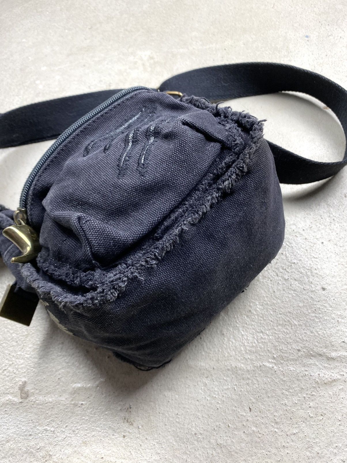 Japanese Brand Vintage Puma Patchwork Japanese Mini Bag Y2K Style Hype Size ONE SIZE - 10 Thumbnail